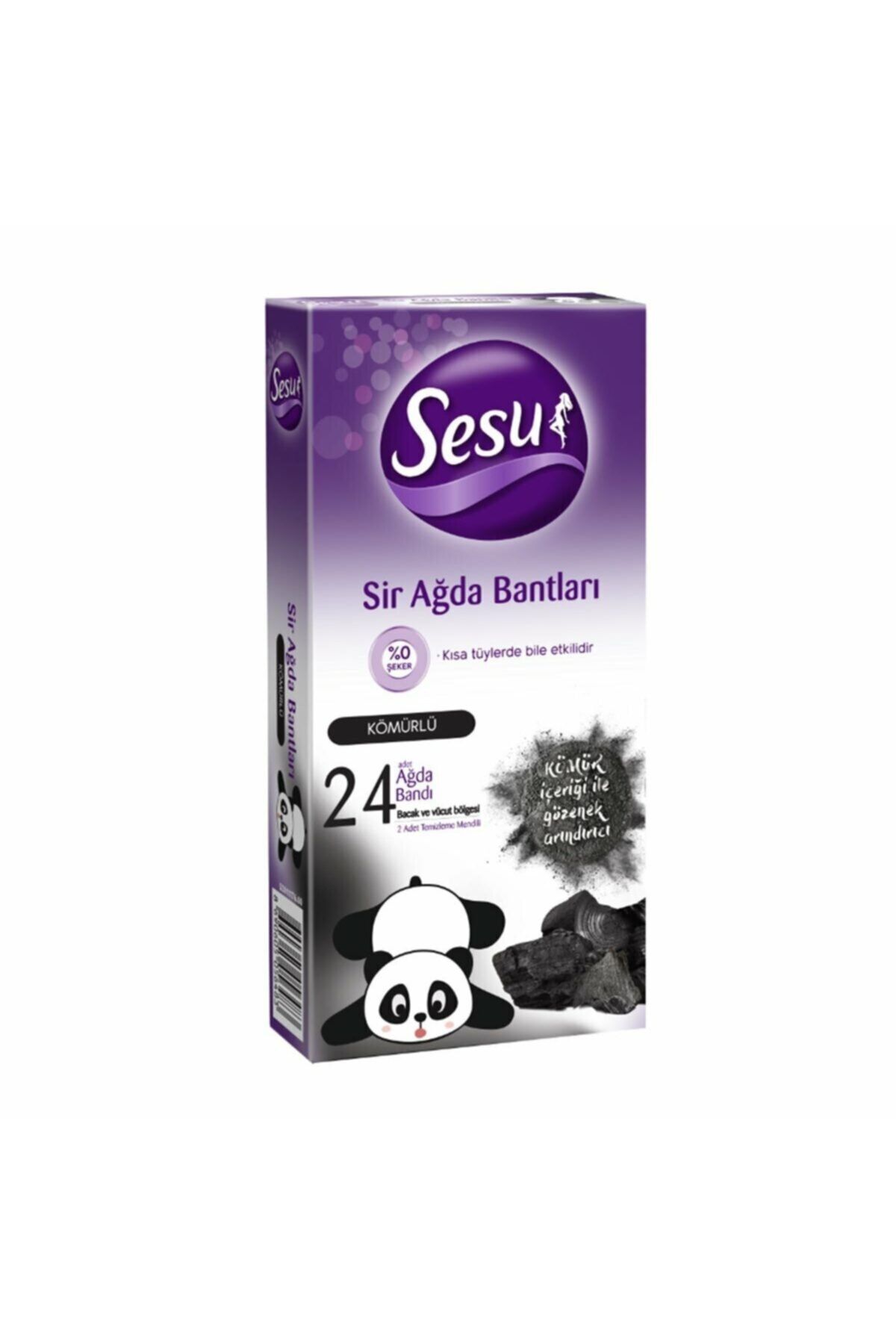 Sesu Kadın 24 Adet Kömürlü Sir Ağda Bandı