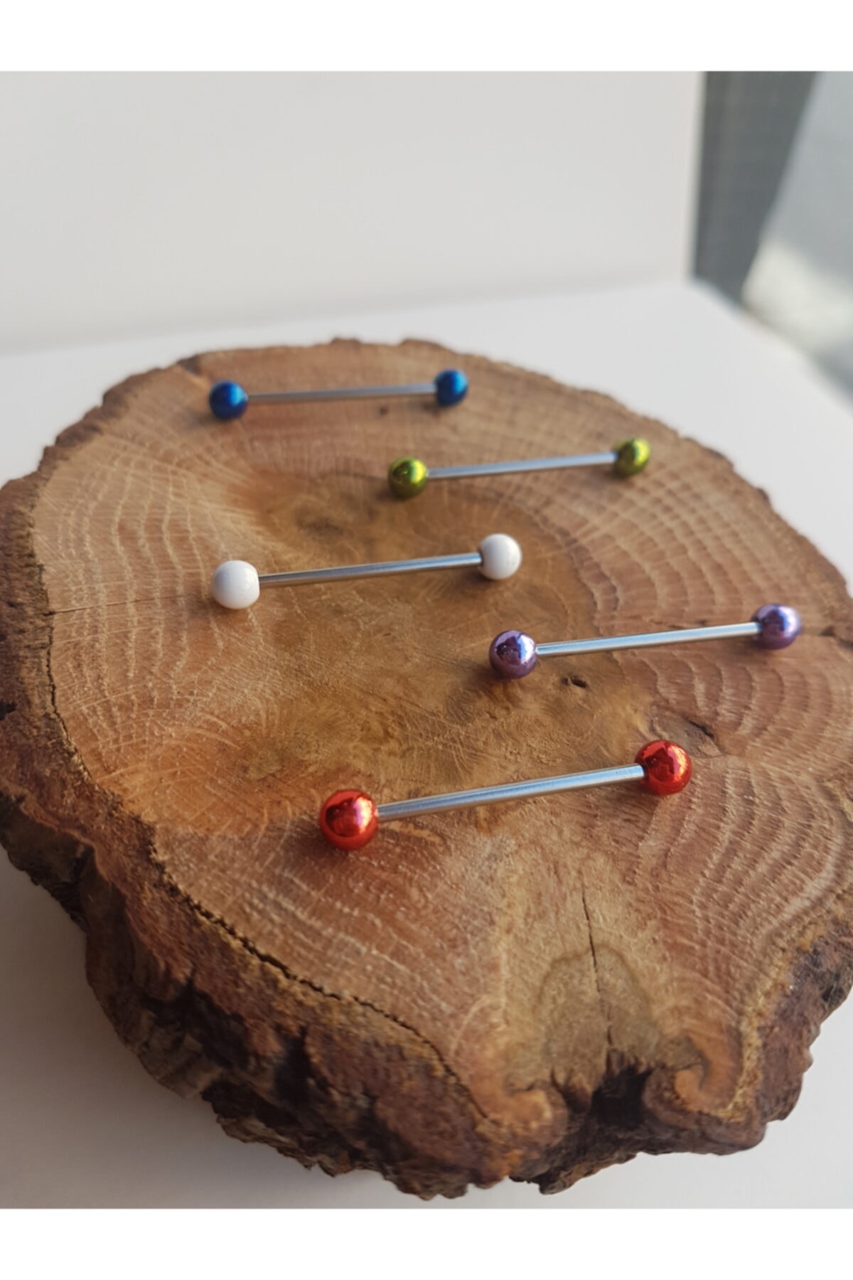 Karınca Piercing Mor Toplu Dil Piercingi