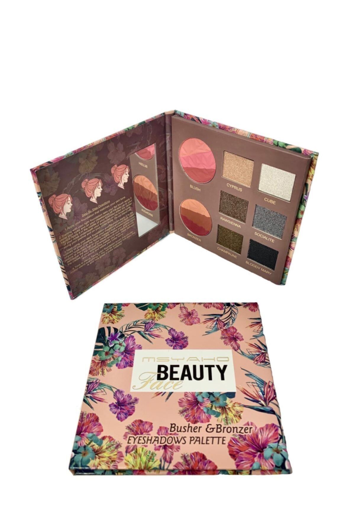 Msyaho 8'li Far Paleti Far+Allık+Bronzer No : 2
