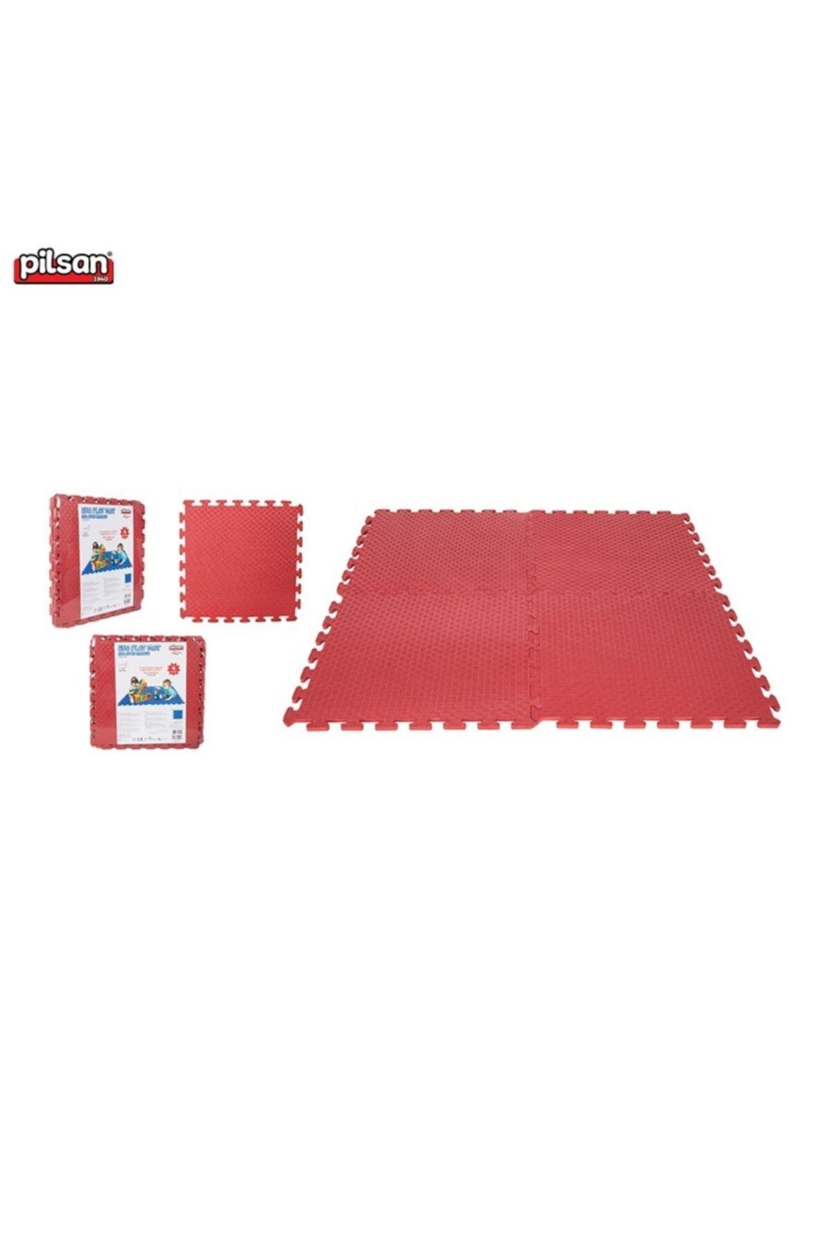 PİLSAN Poly Oyun Karosu 50x50 Kırmızı Bj-2103486k