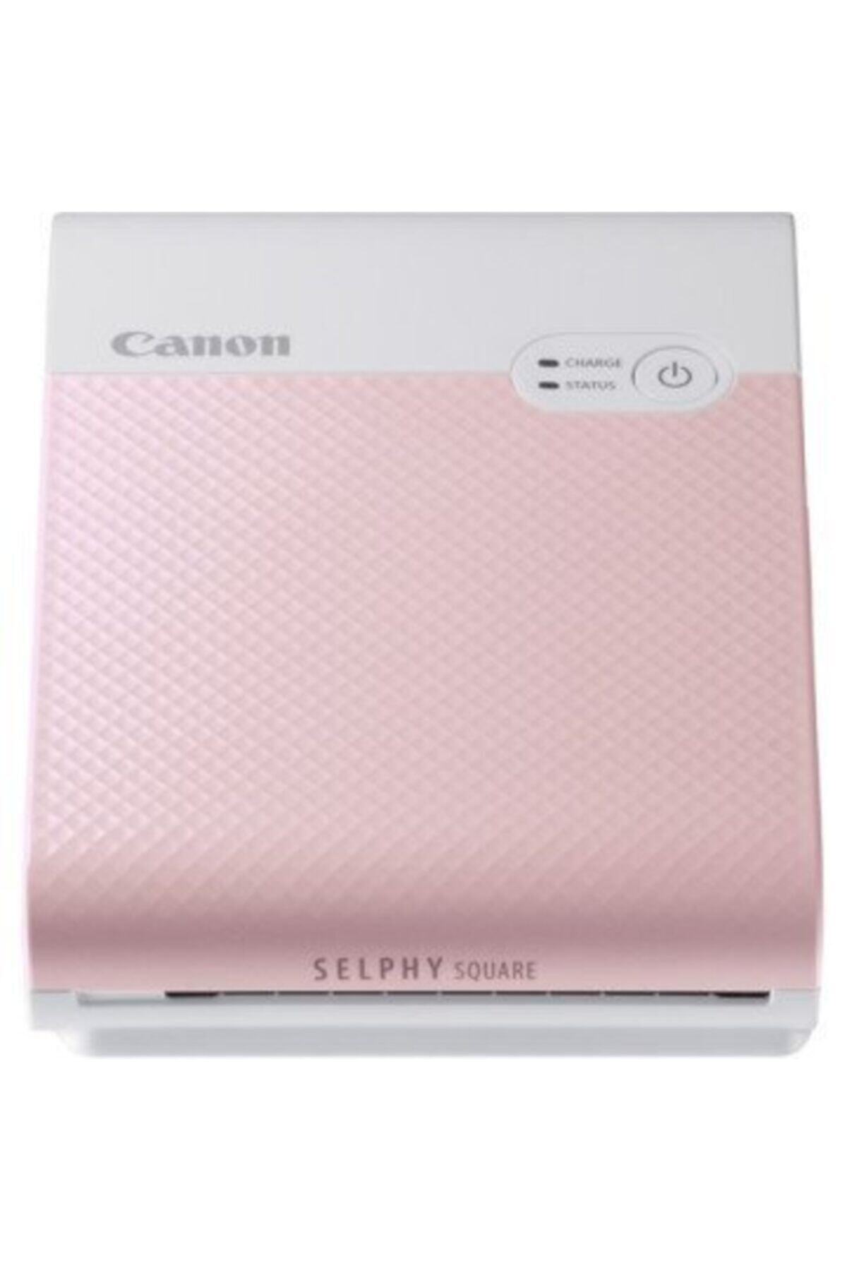 Canon Selphy Square QX10 Pembe Fotoğraf Yazıcısı (Canon Eurasia Garantili)