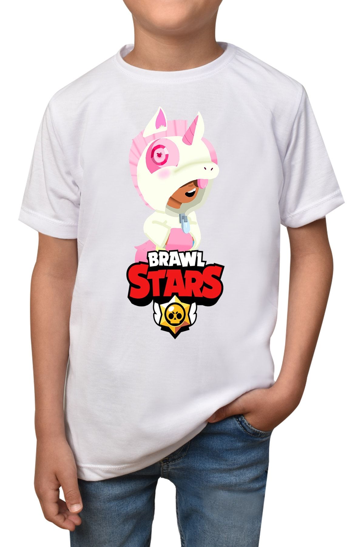 Phi Ajans Erkek Cocuk Beyaz Brawl Stars Leon T Shirt Ty 1 Fiyati Yorumlari Trendyol - roblox brawl stars leon t shirt