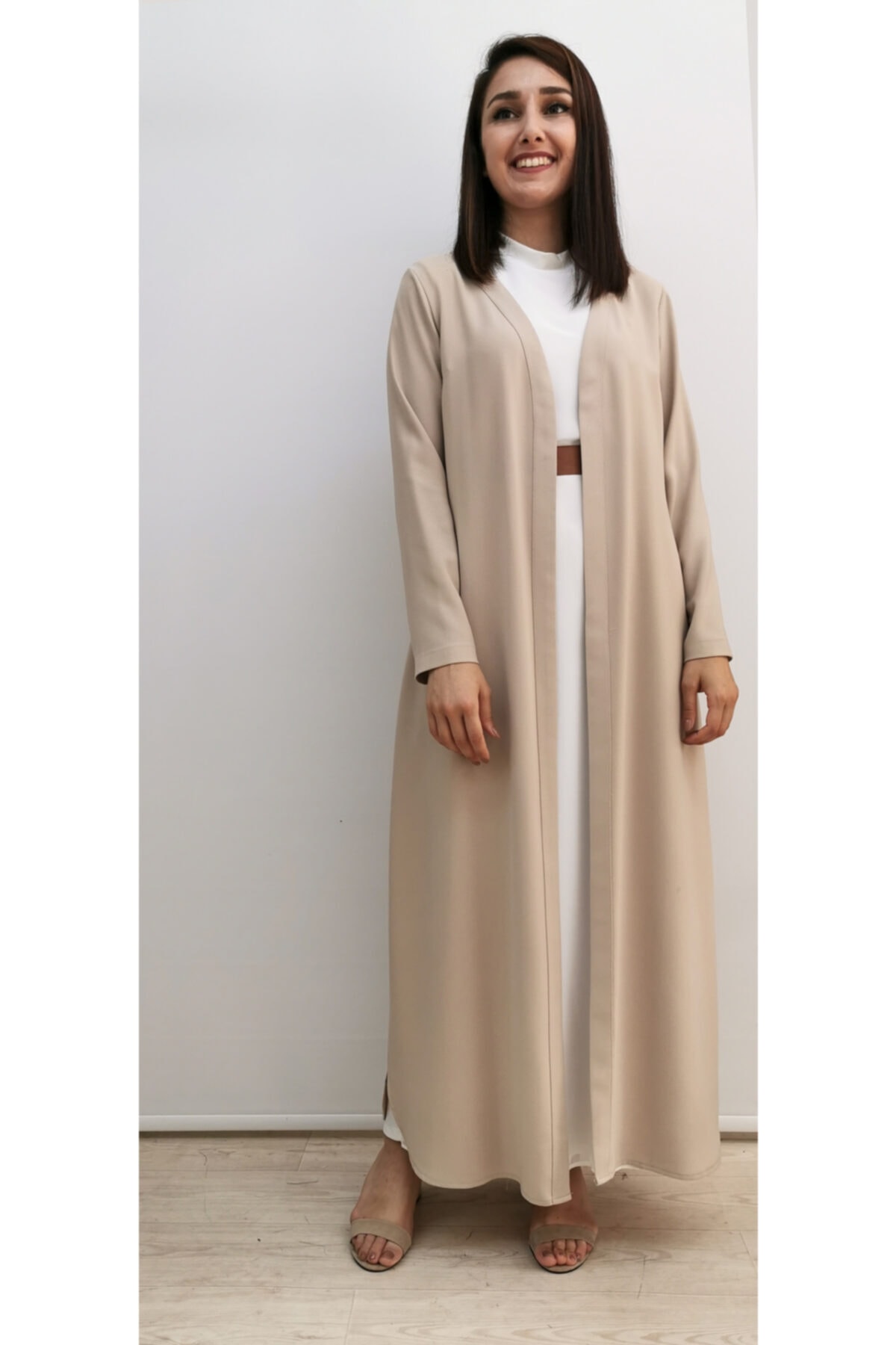 Minay Butik Krep Ceket Pardesü