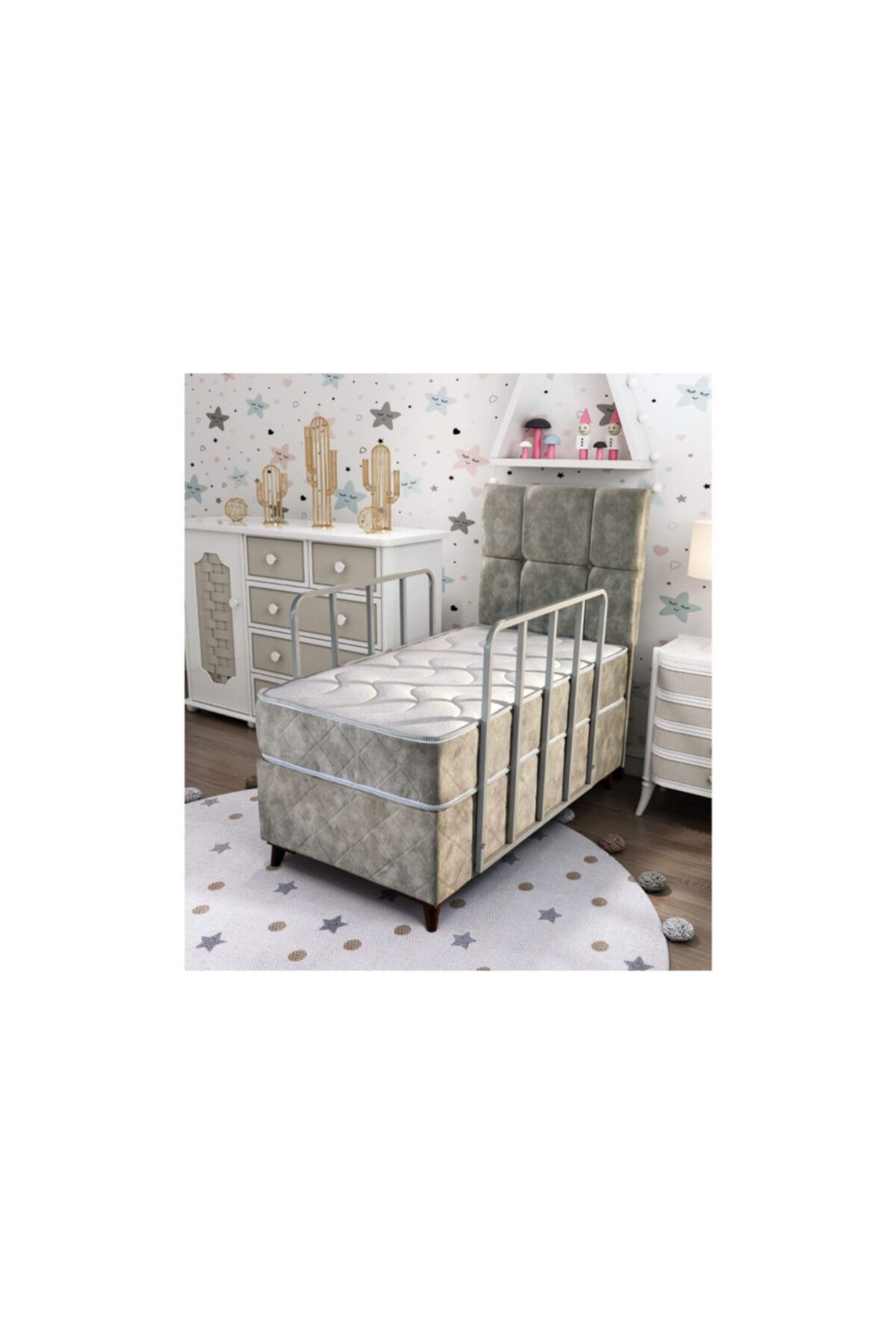 doressa child cream yatak baza baslik set fiyati yorumlari trendyol
