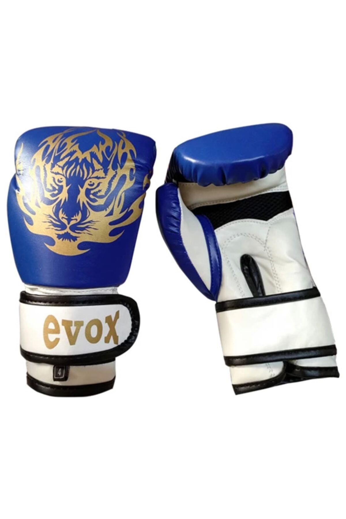 Evox Çocuk Boks Eldiveni Muay Thai Eldiveni Kick Boks Eldiveni Mavi