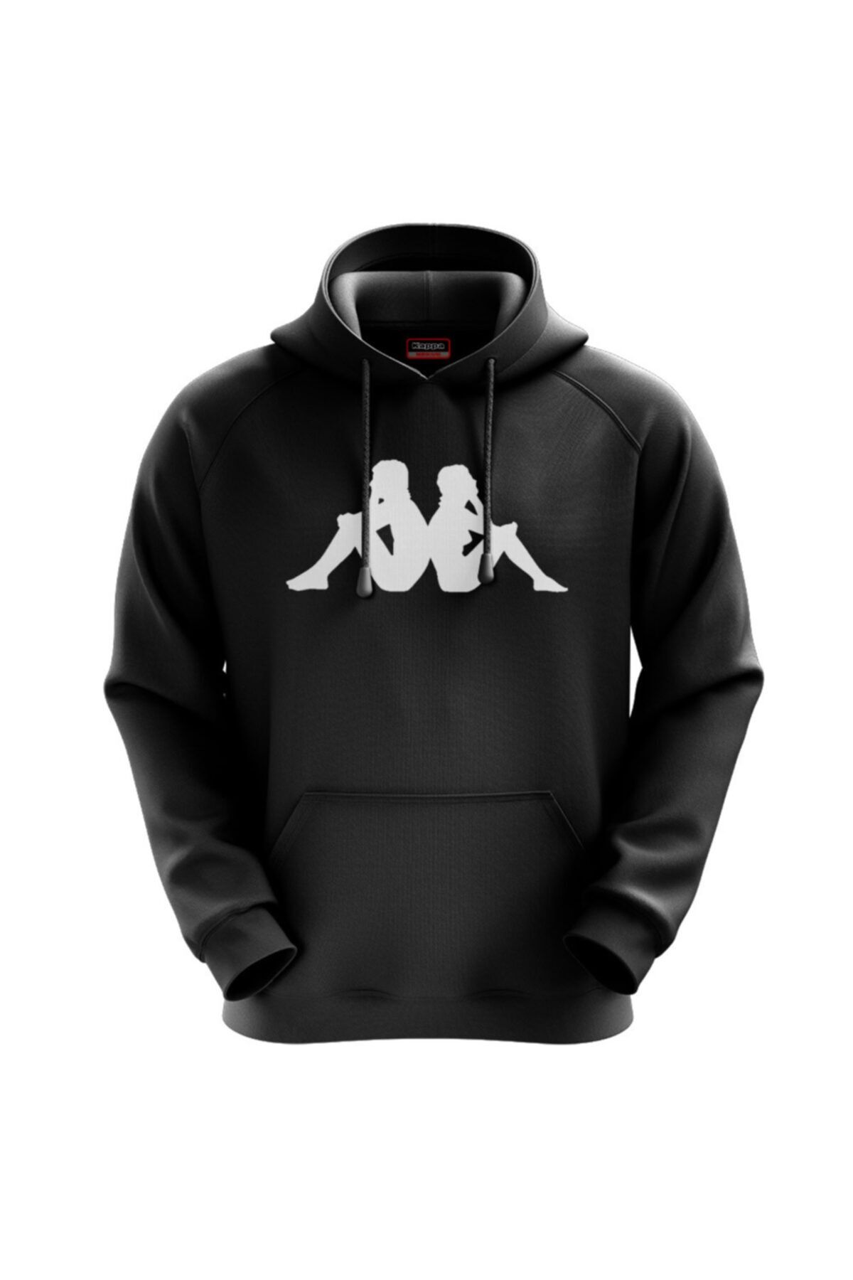 Kappa 304vvw0 Kapüşonlu Sw-shirt Barobi _ Siyah Xxl