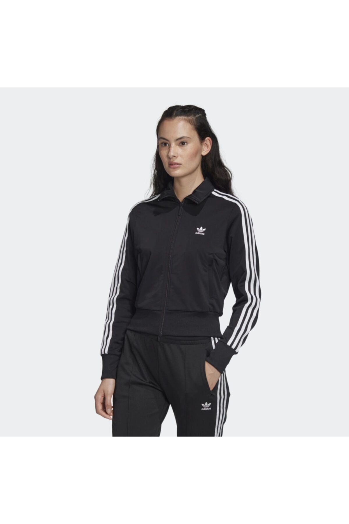 adidas Kadın Siyah Firebird  Spor Sweatshirt