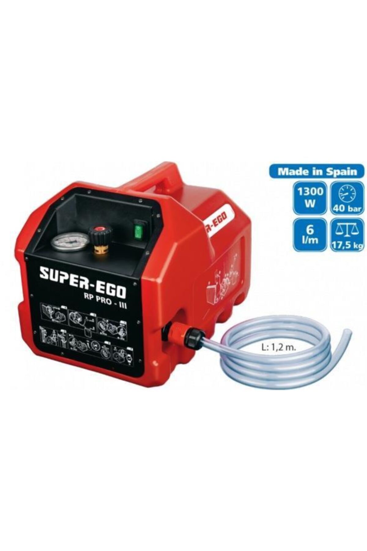 Site Hırdavat Super Ego Motorlu Su Test Cihazı 40 Bar