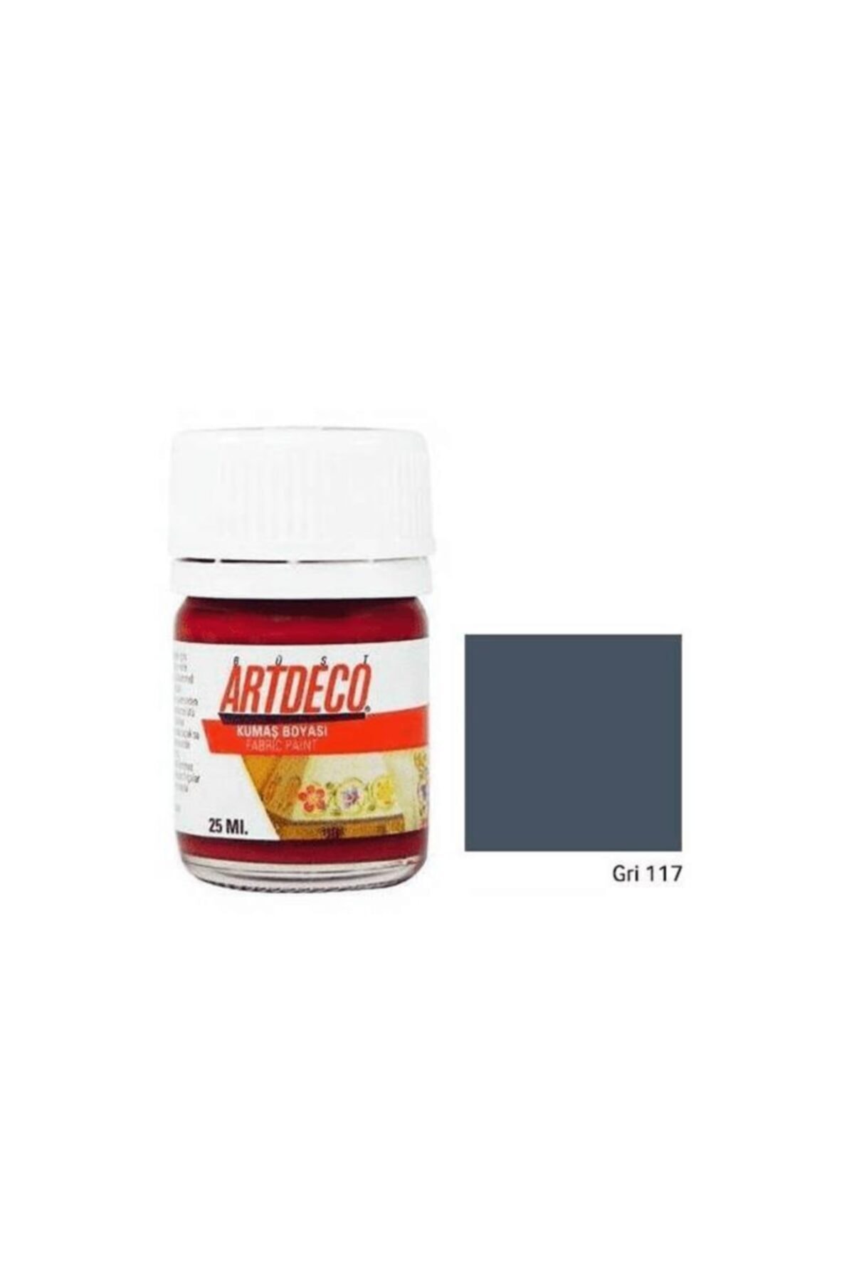 Artdeco Kumaş Boyası 25 Ml. Gray Y-010a-117