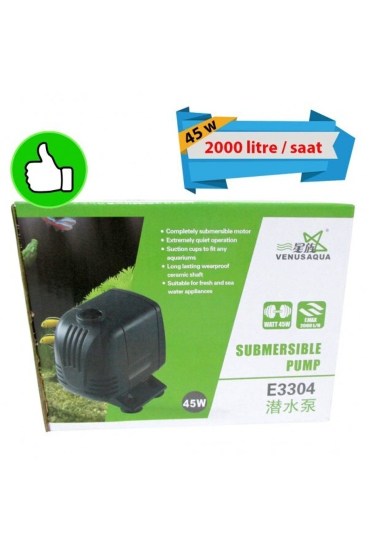Venusaqua E3304 Kafa Motoru 2000lt