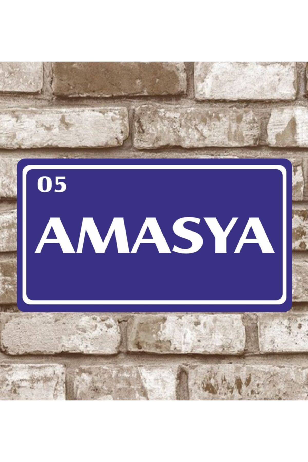 hediyelikevi Metal Plaka Amasya 05 Retro Poster (29x15)