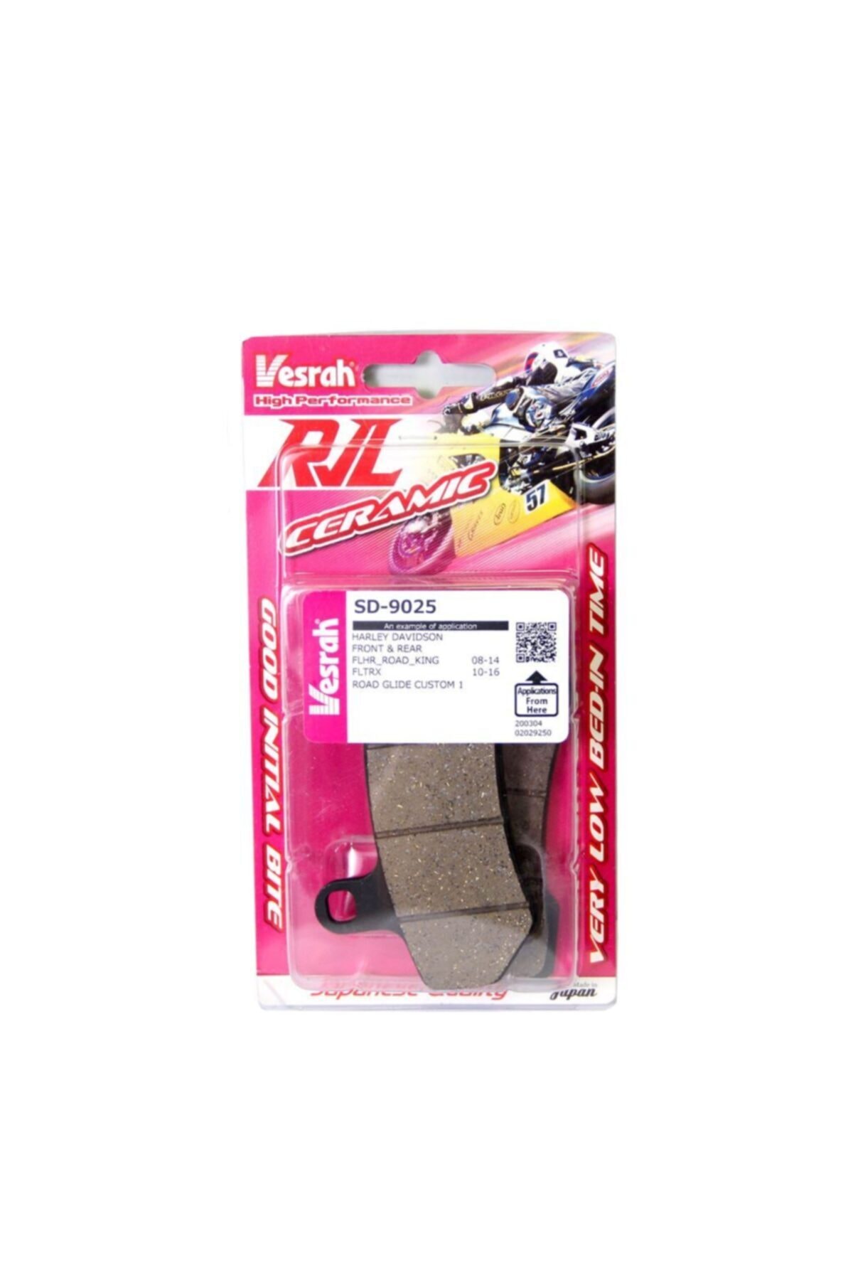 Vesrah Harley Davidson V-road Vrscaw 1250 Seramik Ön / Arka Fren Balata(2007-2010)