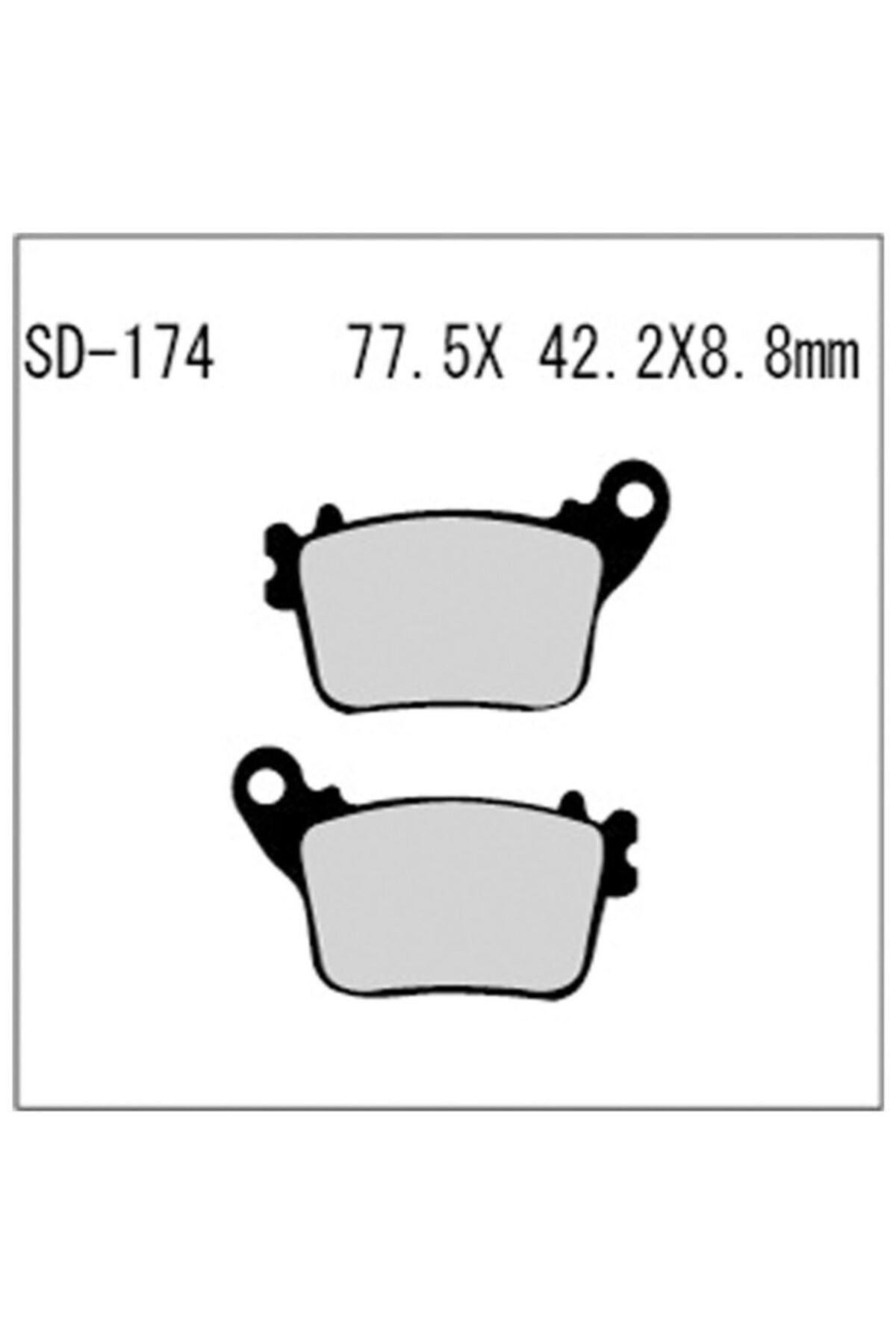 Vesrah Suzuki Gsx-r 750 Seramik Arka Fren Balatası (2011-0)
