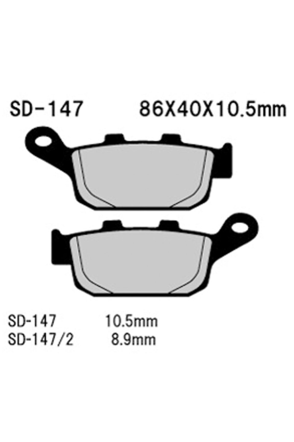 Vesrah Honda Cbr 250 R Abs Seramik Arka Fren Balatası (2011-2013)