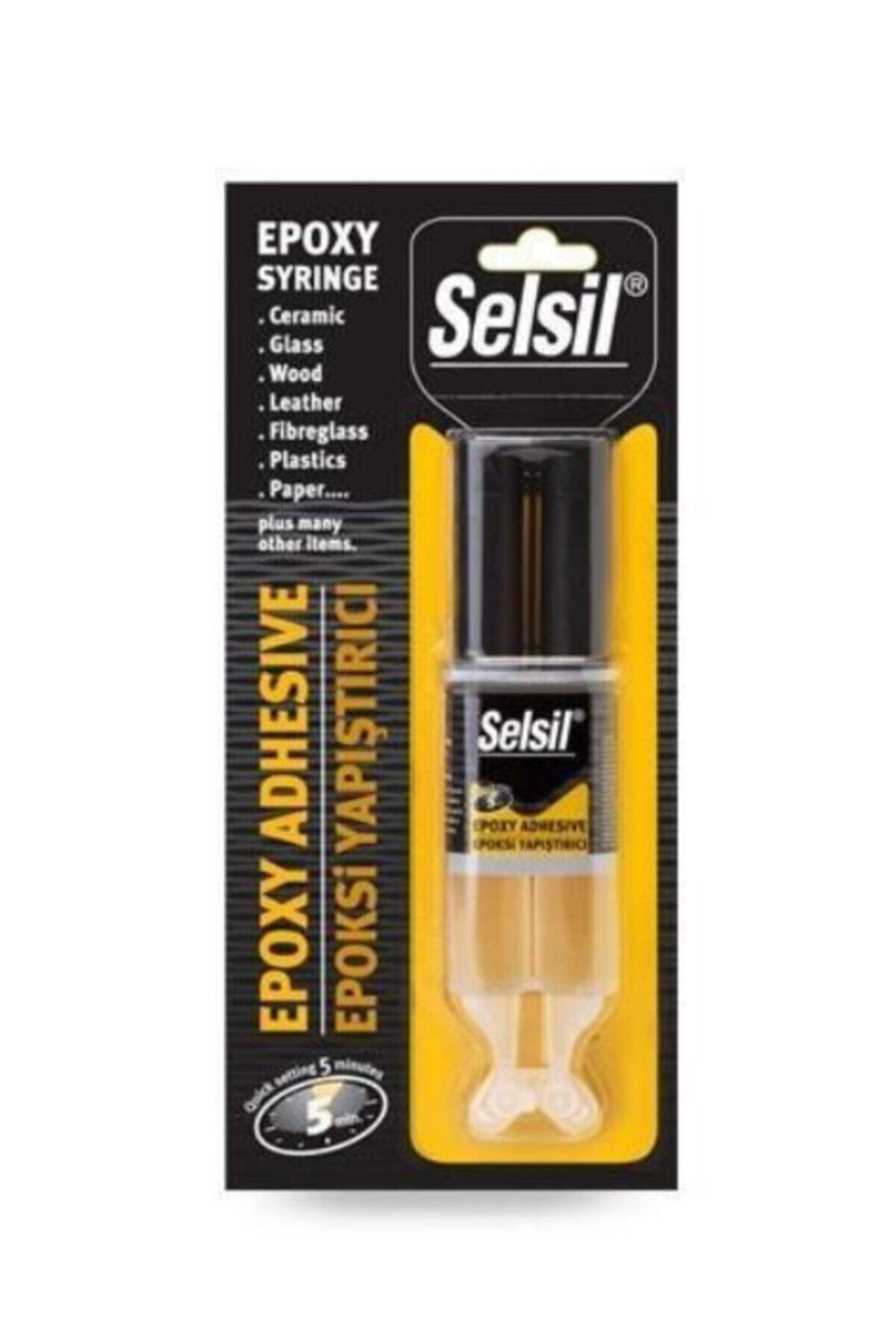 Selsil Epoksi Yapıştırıcı Genel Kullanım Şırınga 5 Dk. 28 Gr
