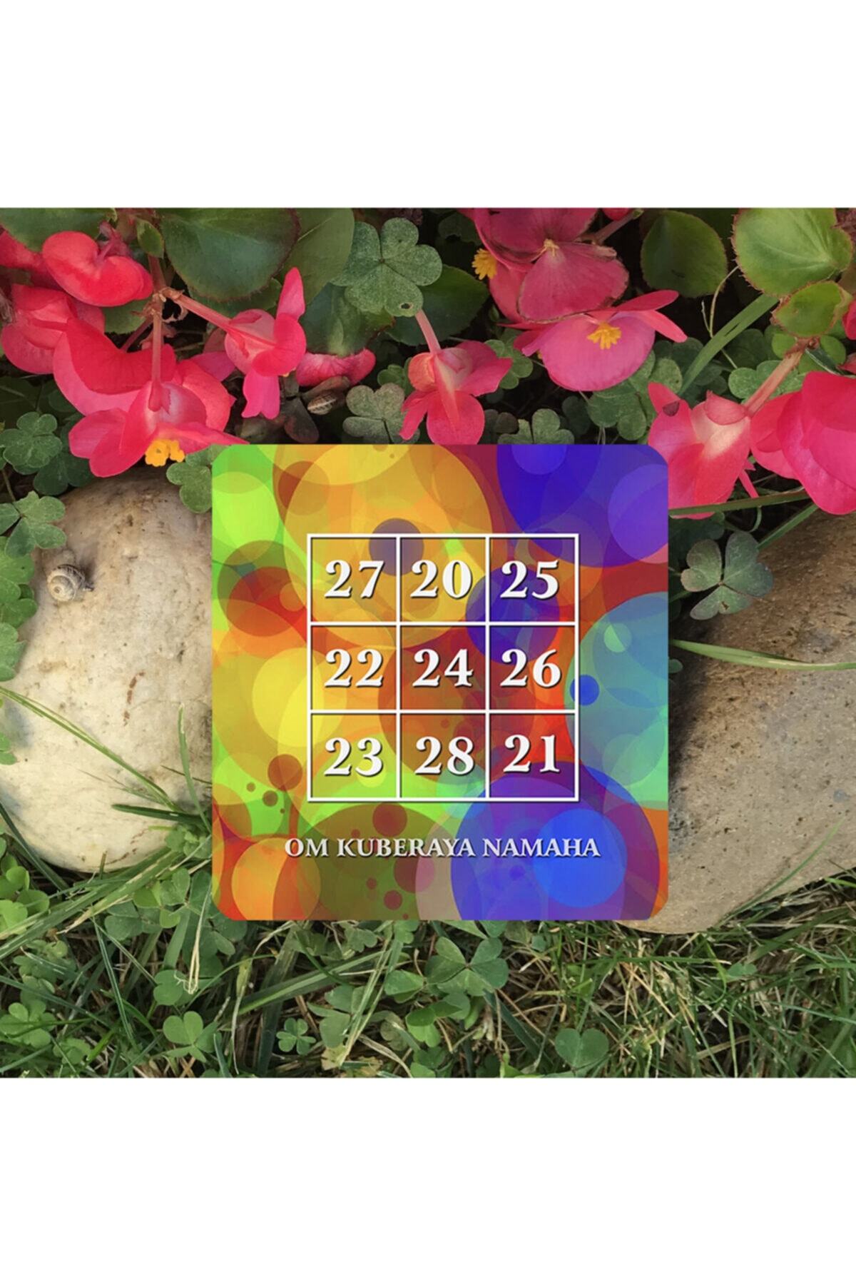 Sihirli Titreşimler Kubera Yantra Bardak Altlığı