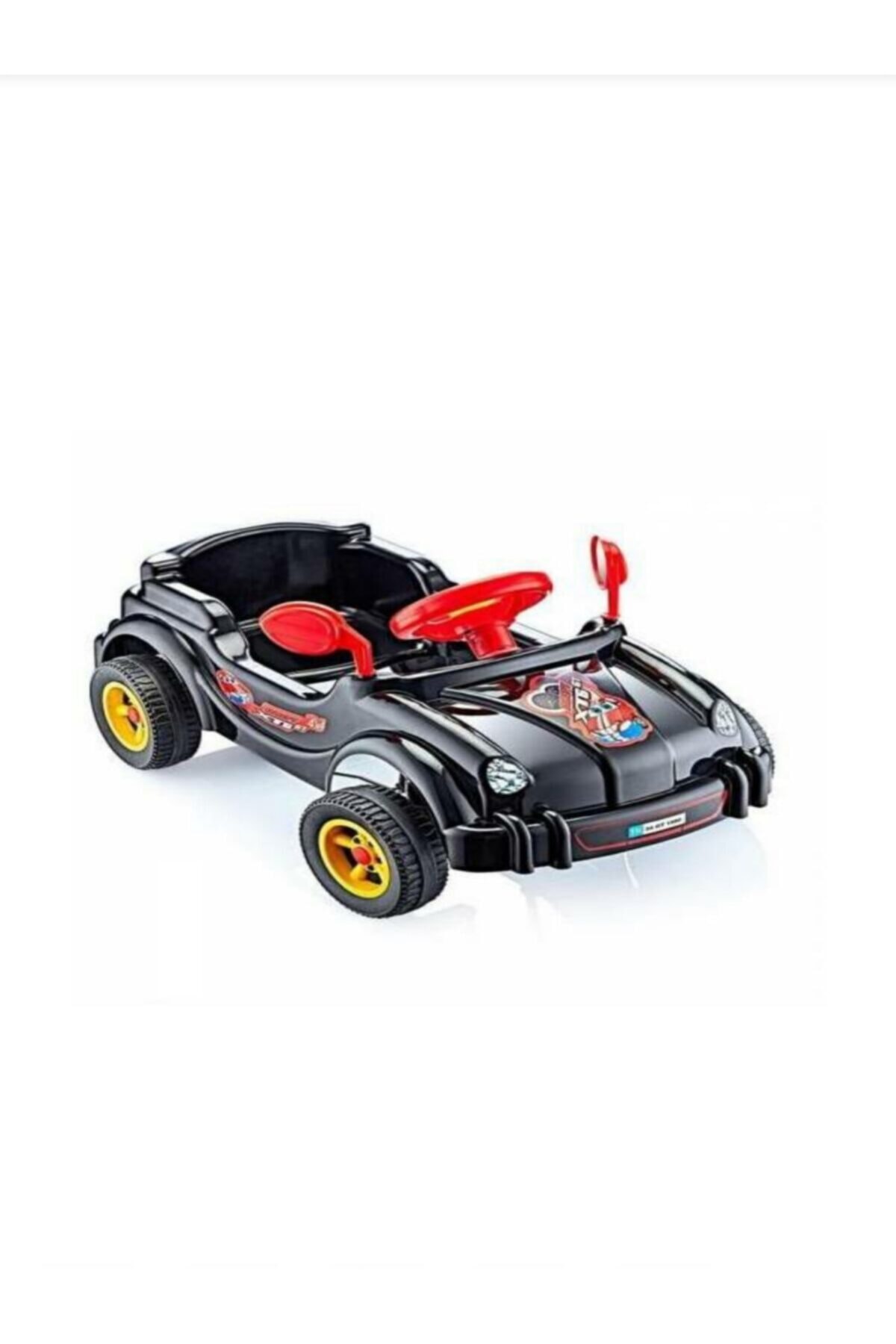 Güçlü Plastik 4 Tekerli 84 X 48 Cm Güçlü Pedallı Araba