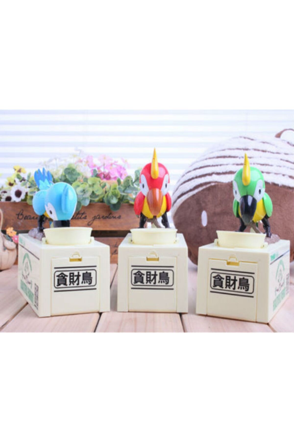 Marka Parrot Piggy Bank Para Yiyen Papağan Kumbara