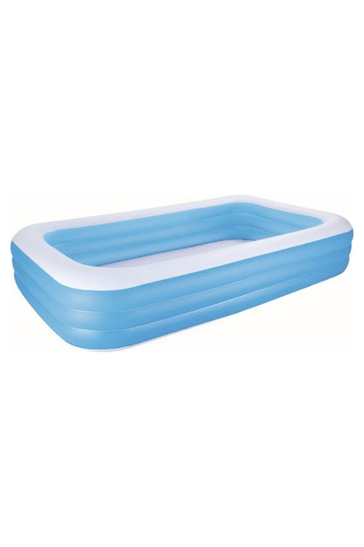 BESTWAY Havuz Delüx Mavi Dikdörtgen Aile (305 Cm X 183 Cm X 56 Cm )