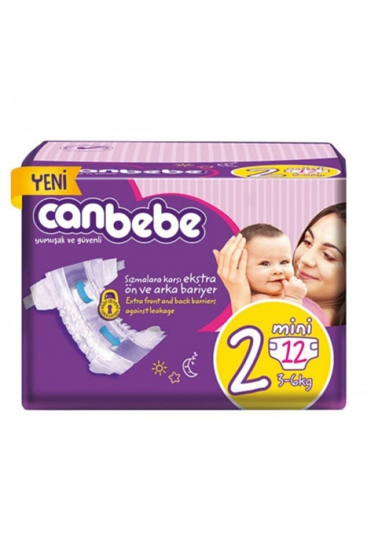 canbebe standart mini 3 6 12 10 lu koli bebek bezi fiyati yorumlari trendyol