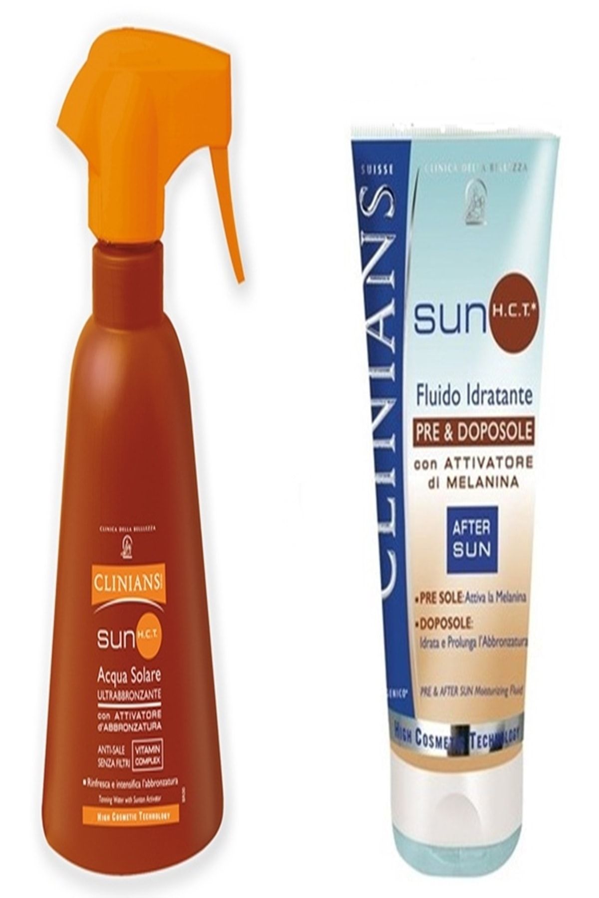 Clinians Ultra Bronzlaştırıcı Spreyli Güneş Yağ 400 ml + Güneş Sonrası 200 ml Hediye