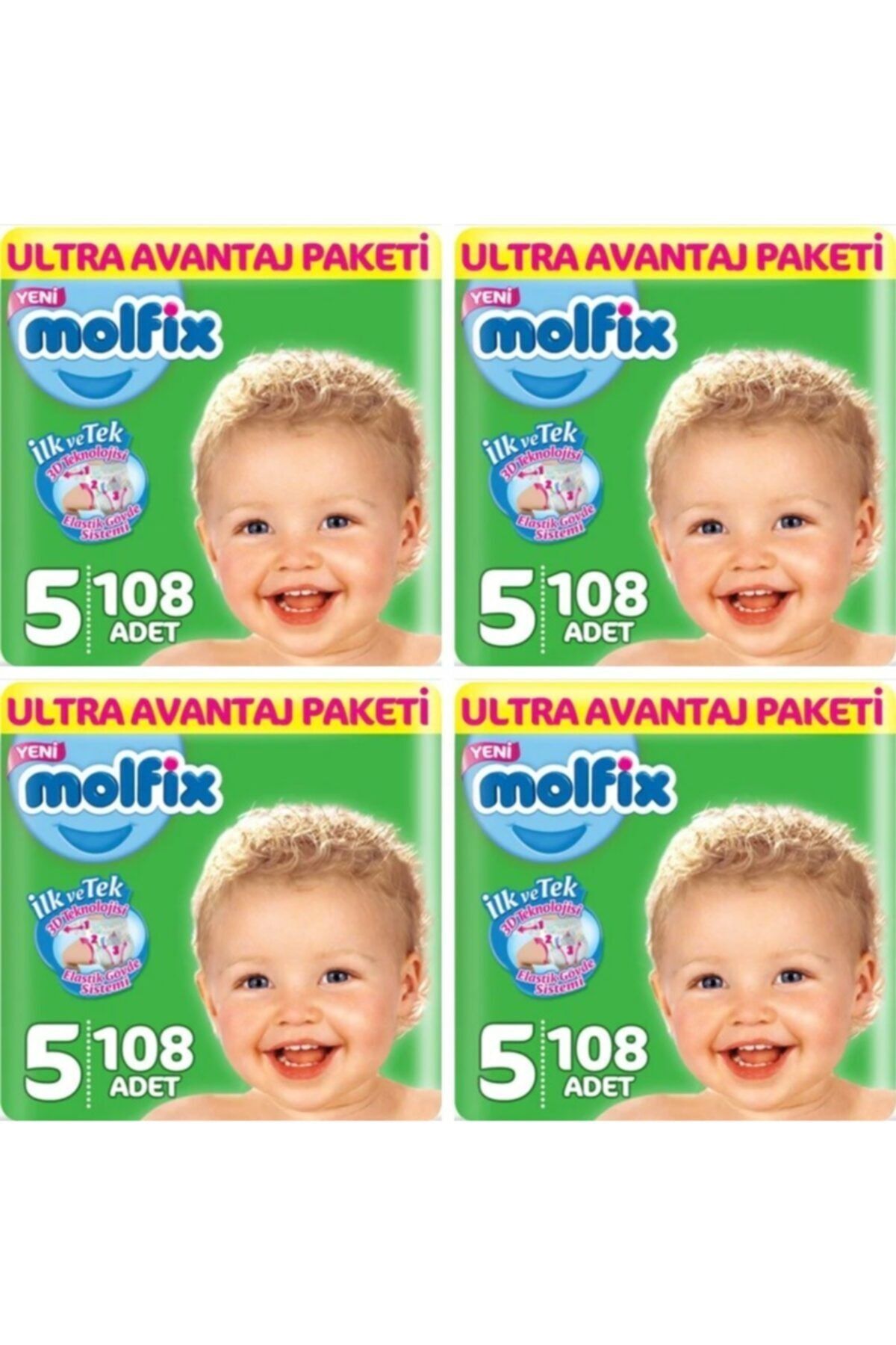molfix bebek bezi ultra avantaj paketi 5 numara 432 adet fiyati yorumlari trendyol