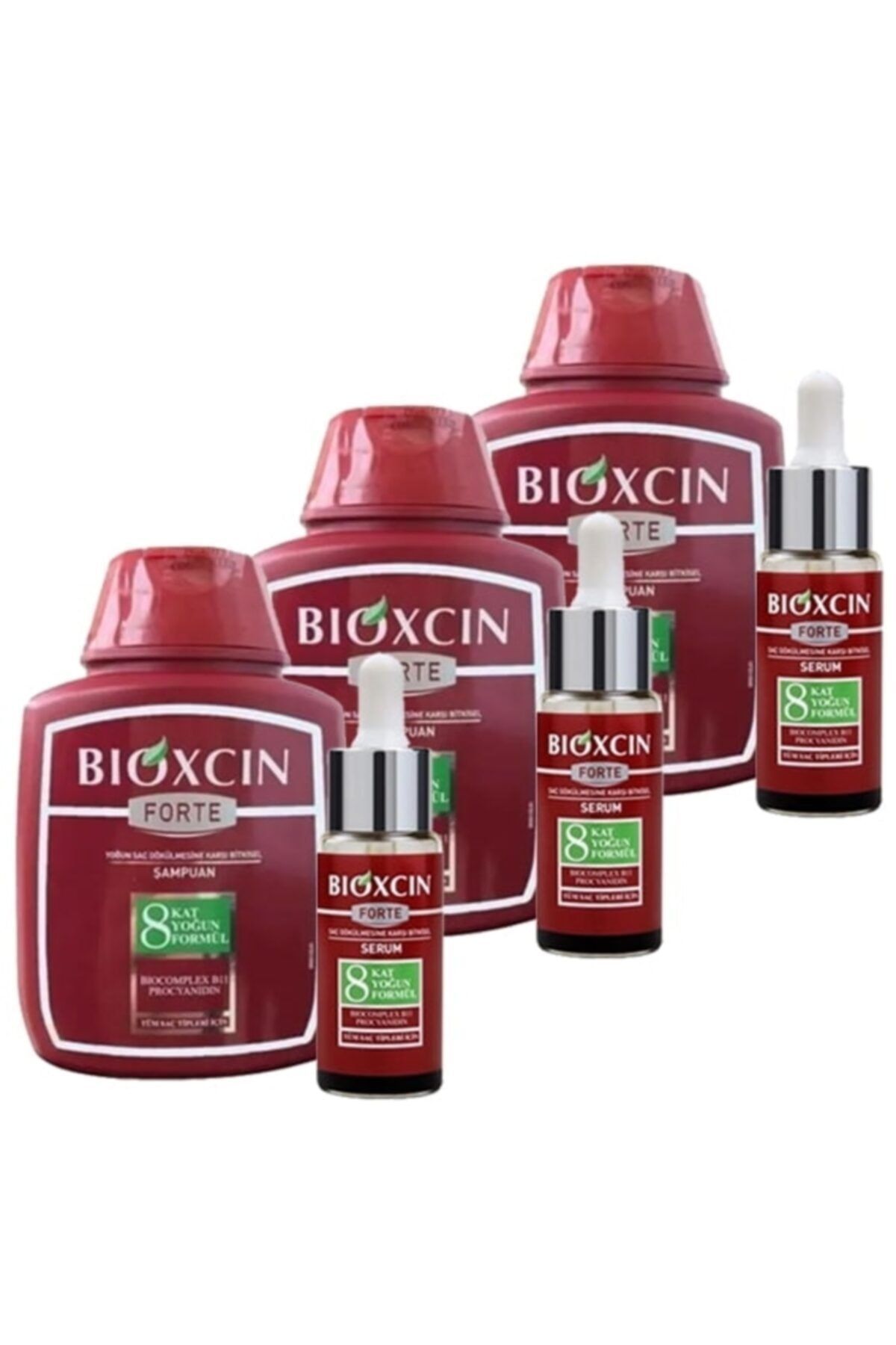 Bioxcin Forte Tanışma Paketi Şampuan 300 Ml + Saç Serumu 30 Ml X