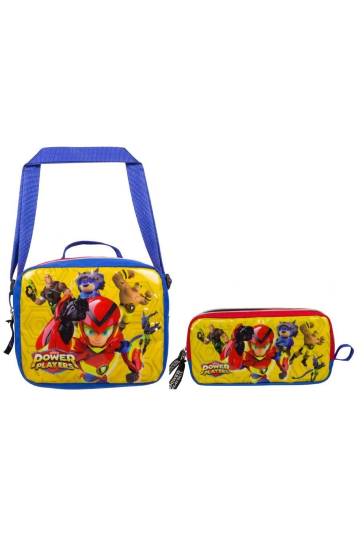 ÜMİT ÇANTA Power Players Sarı Beslenme Ve Kalem Çantası Seti -2245