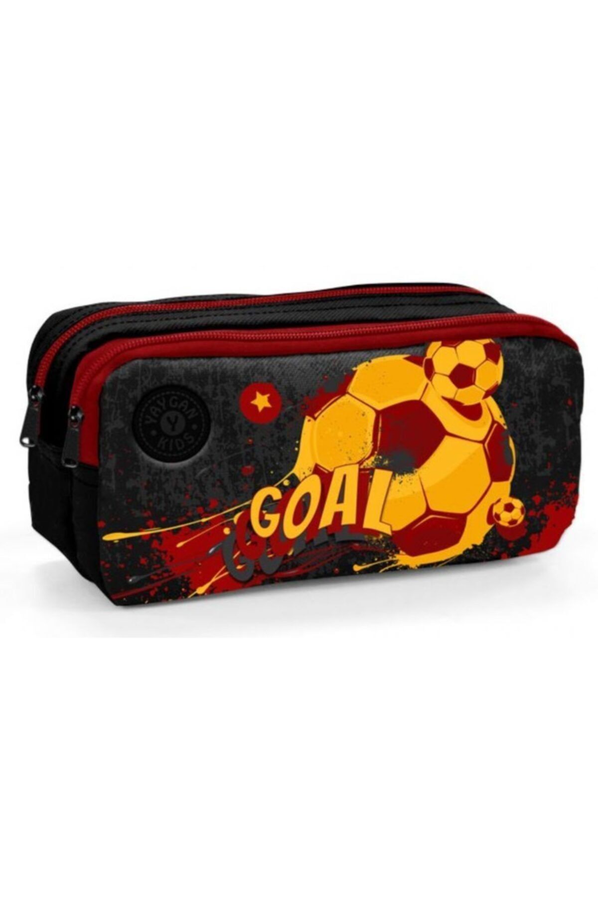 Yaygan Çanta Yaygan Kids Futbol Siyah-kırmızı Erkek Çocuk Kalem Çantası