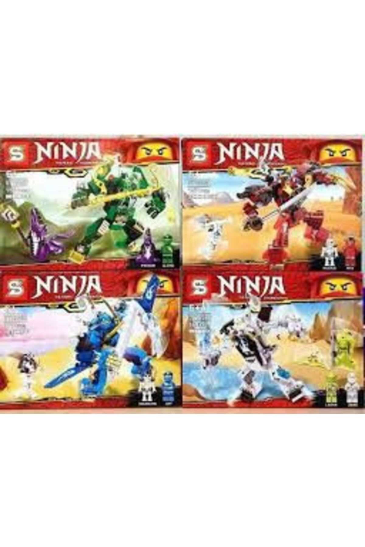 SUDEN Ninja Go Lego 4 Set Birlikte  343 Parça