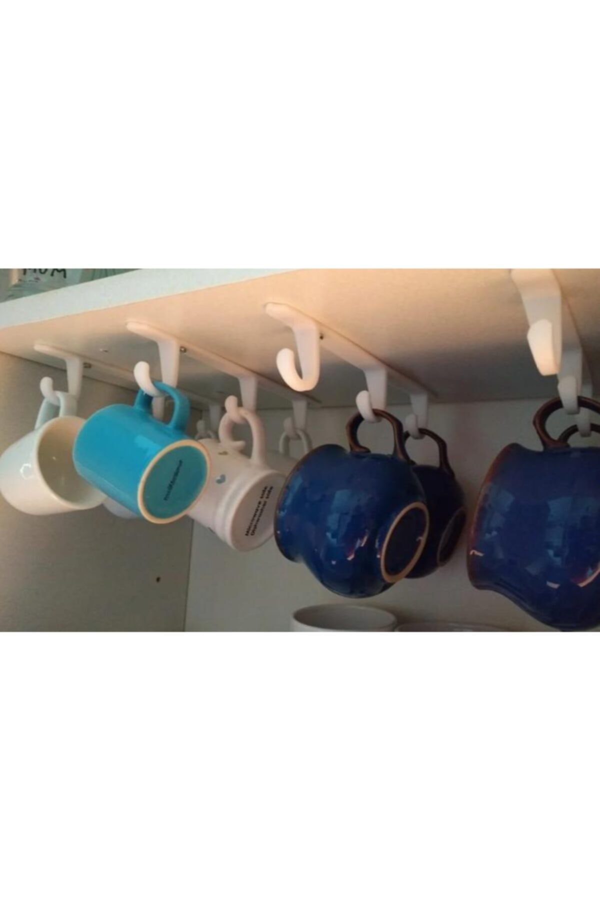 AldımGeldi Beyaz Kupa Fincan Askısı