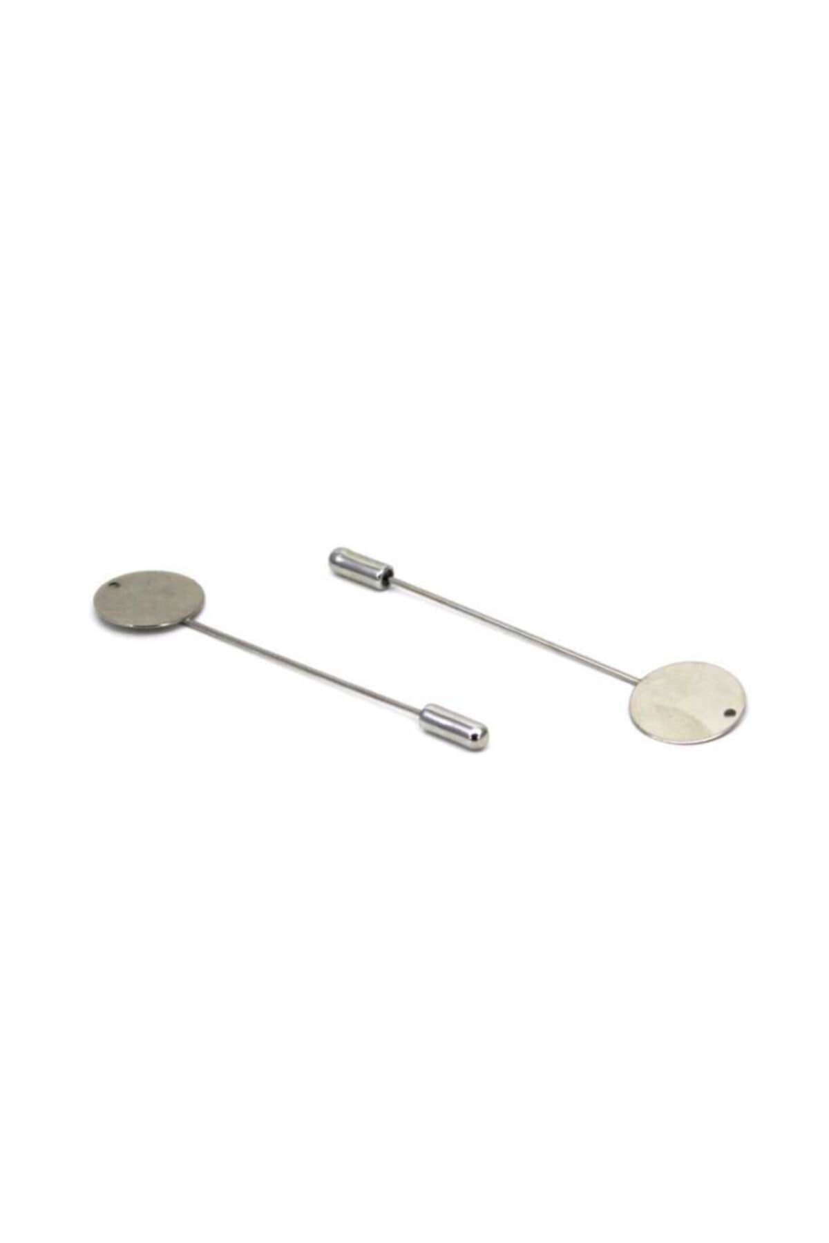 Ertürk Metal Aksesuar Nikel Kaplama  Yaka Iğne Ve Piston Iğne  Takımı