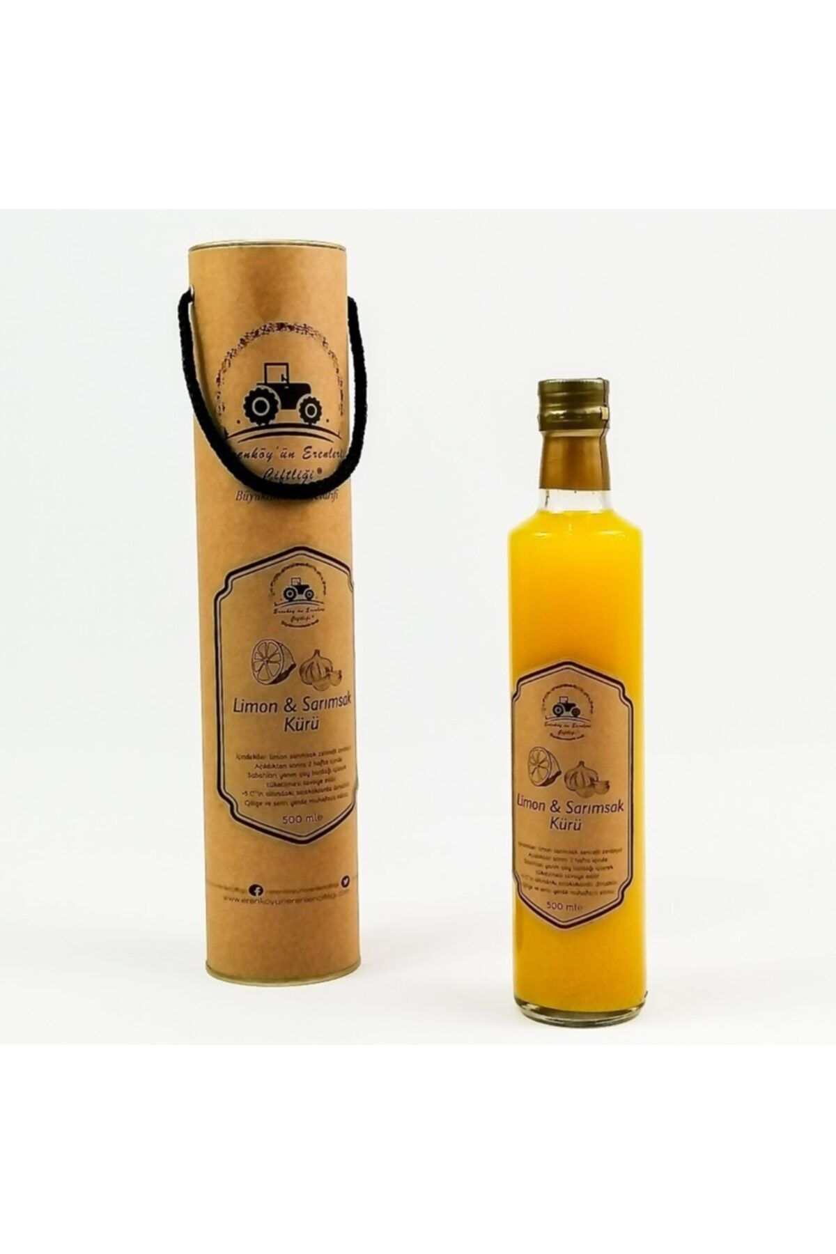 Erenköyün Erenleri Çiftliği Doğal Limon&Sarımsak Kürü 500 cc