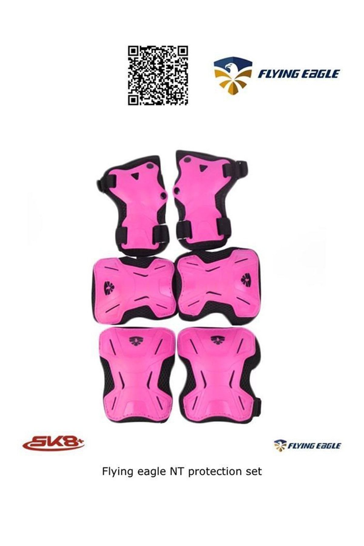 Flying Eagle Nt Pink Çocuk Koruma Seti