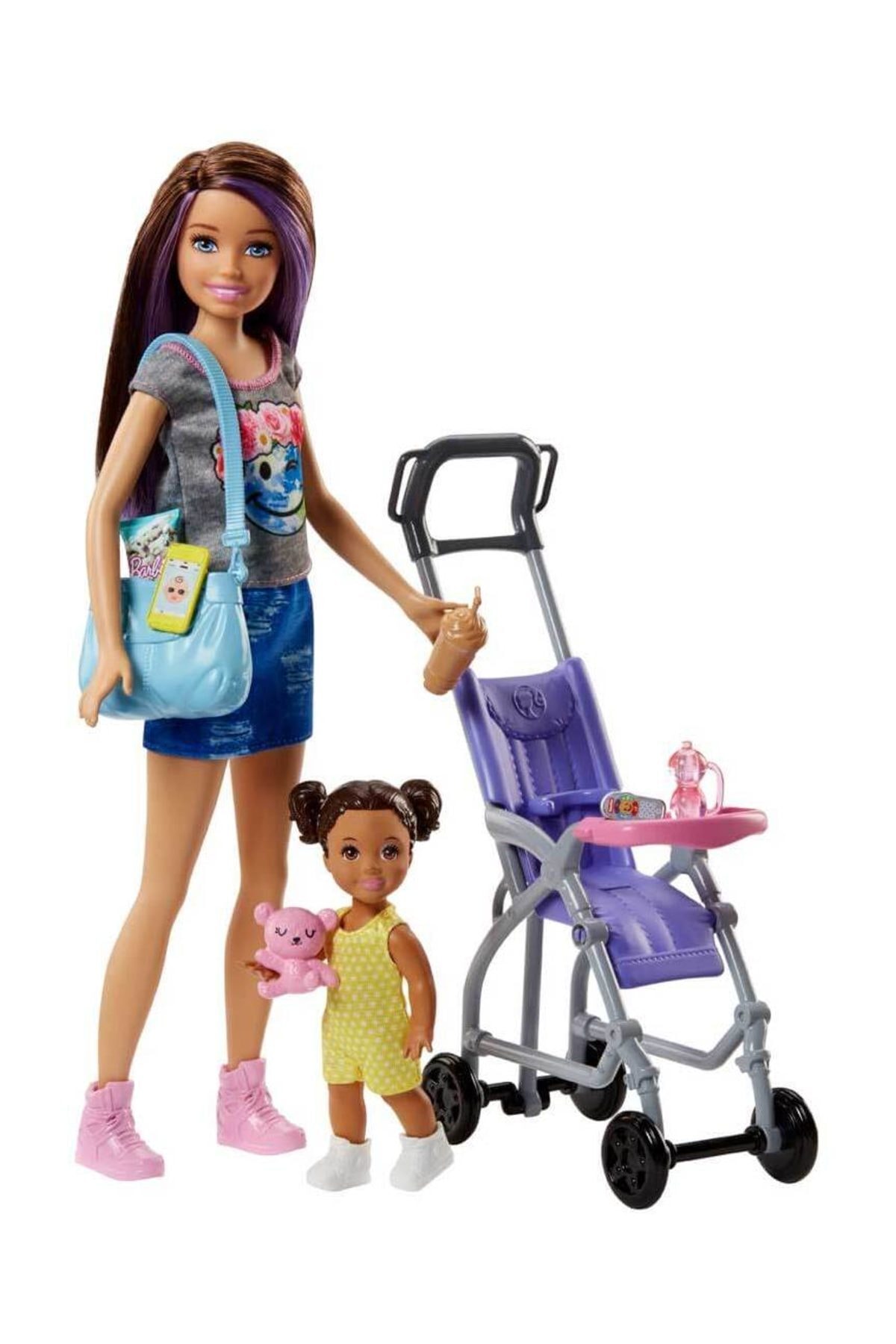 Barbie Bebek Bakiciligi Oyun Seti Fhy97 Bebek Arabasi Fiyati Yorumlari Trendyol