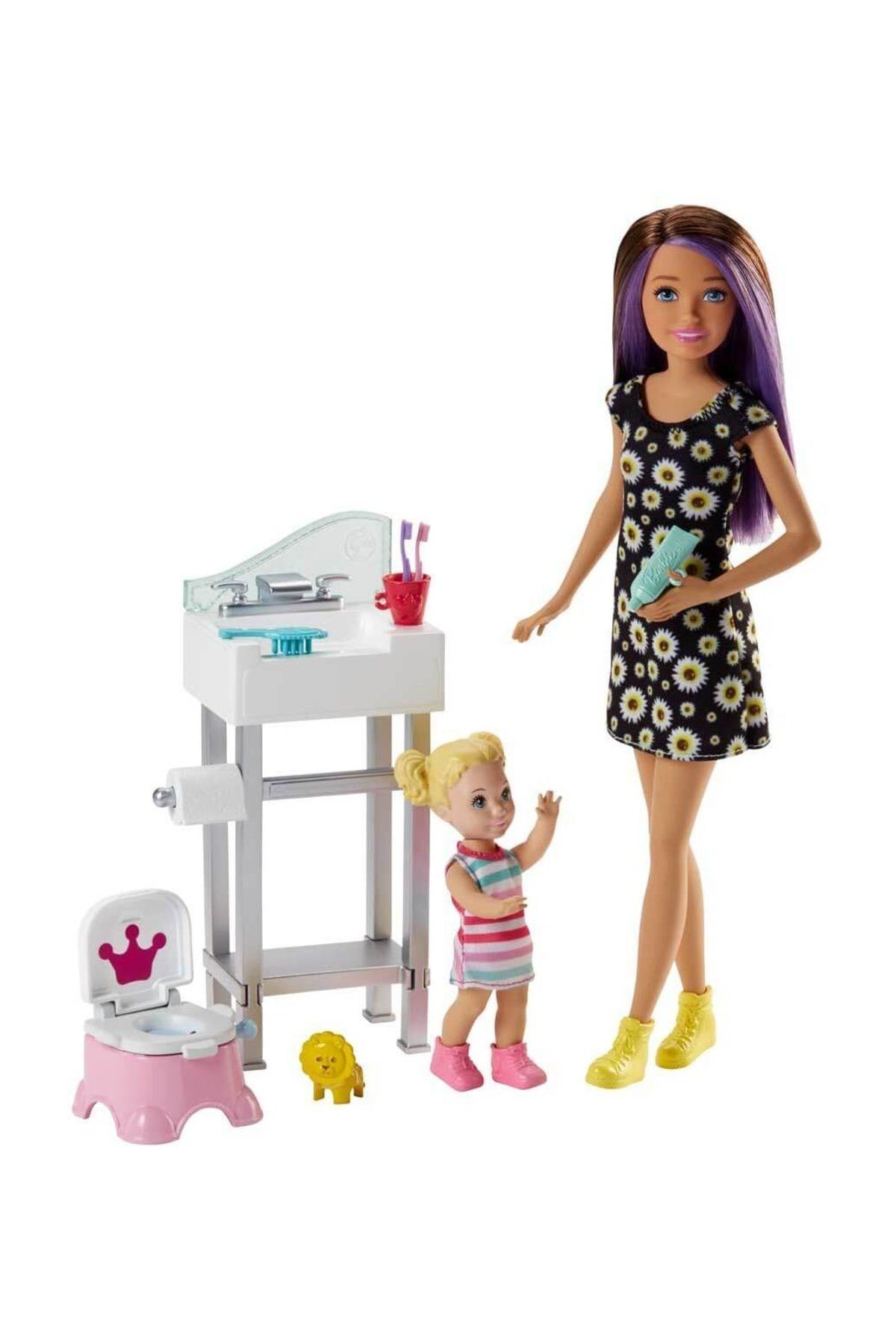 Barbie Bebek Bakiciligi Oyun Seti Fhy97 Bebek Bakimi Fiyati Yorumlari Trendyol