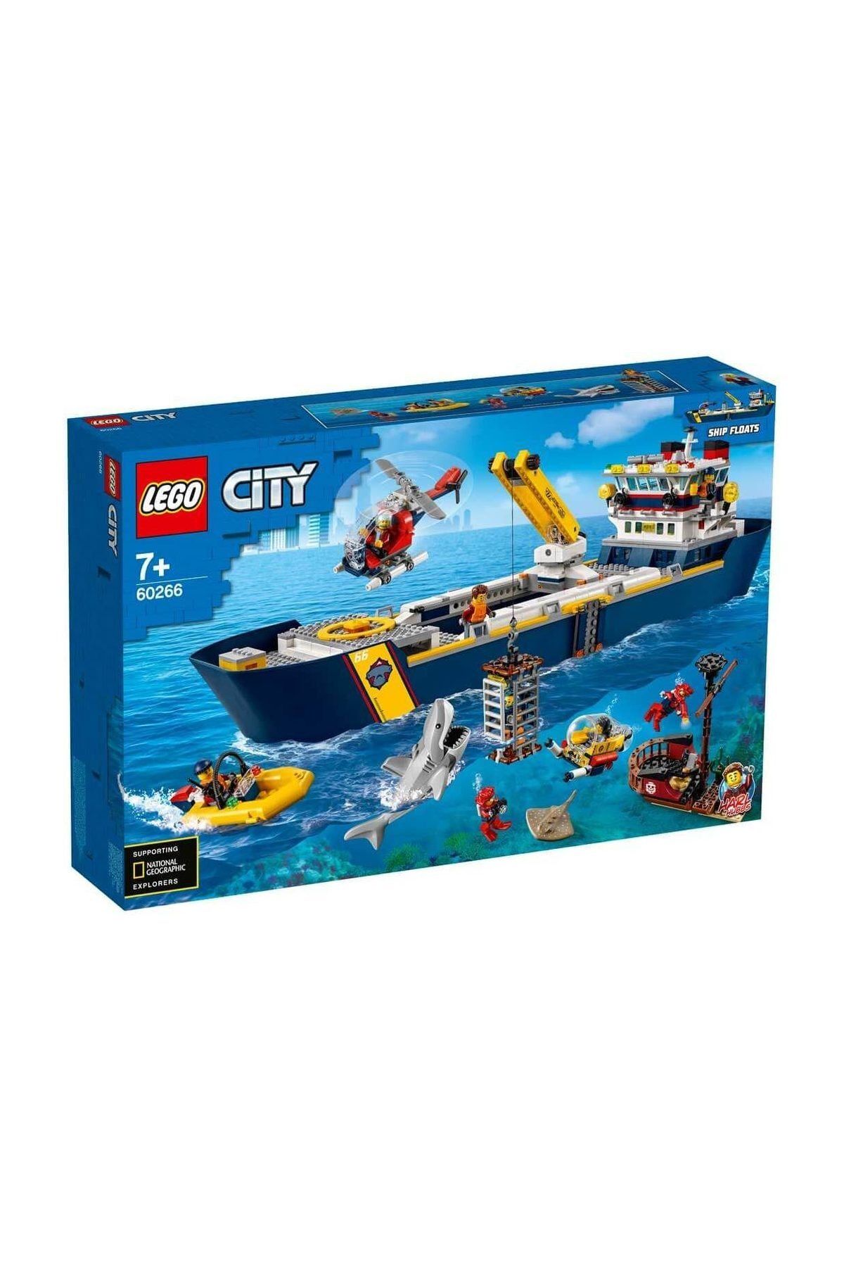 lego city oceans okyanus kesif gemisi 60266 fiyati yorumlari trendyol