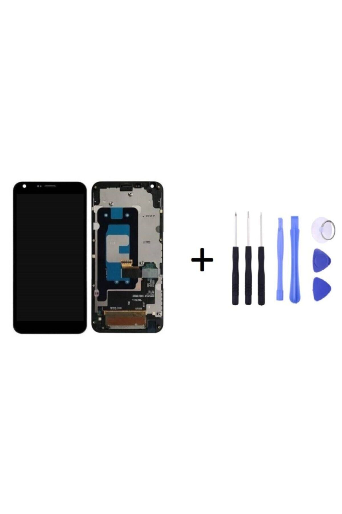 LG Q6 M700 Lcd Ekran Dokunmatik Touch Full Öncam Çıtalı