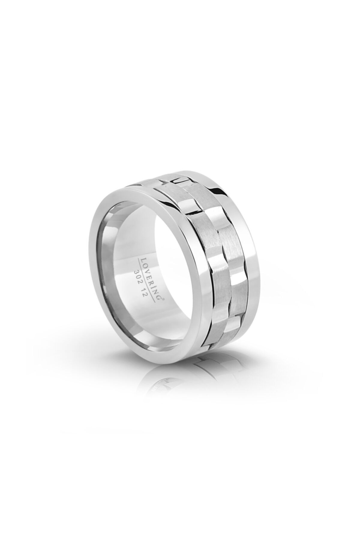 Lovering Lvr302e Erkek Çelik Yüzük
