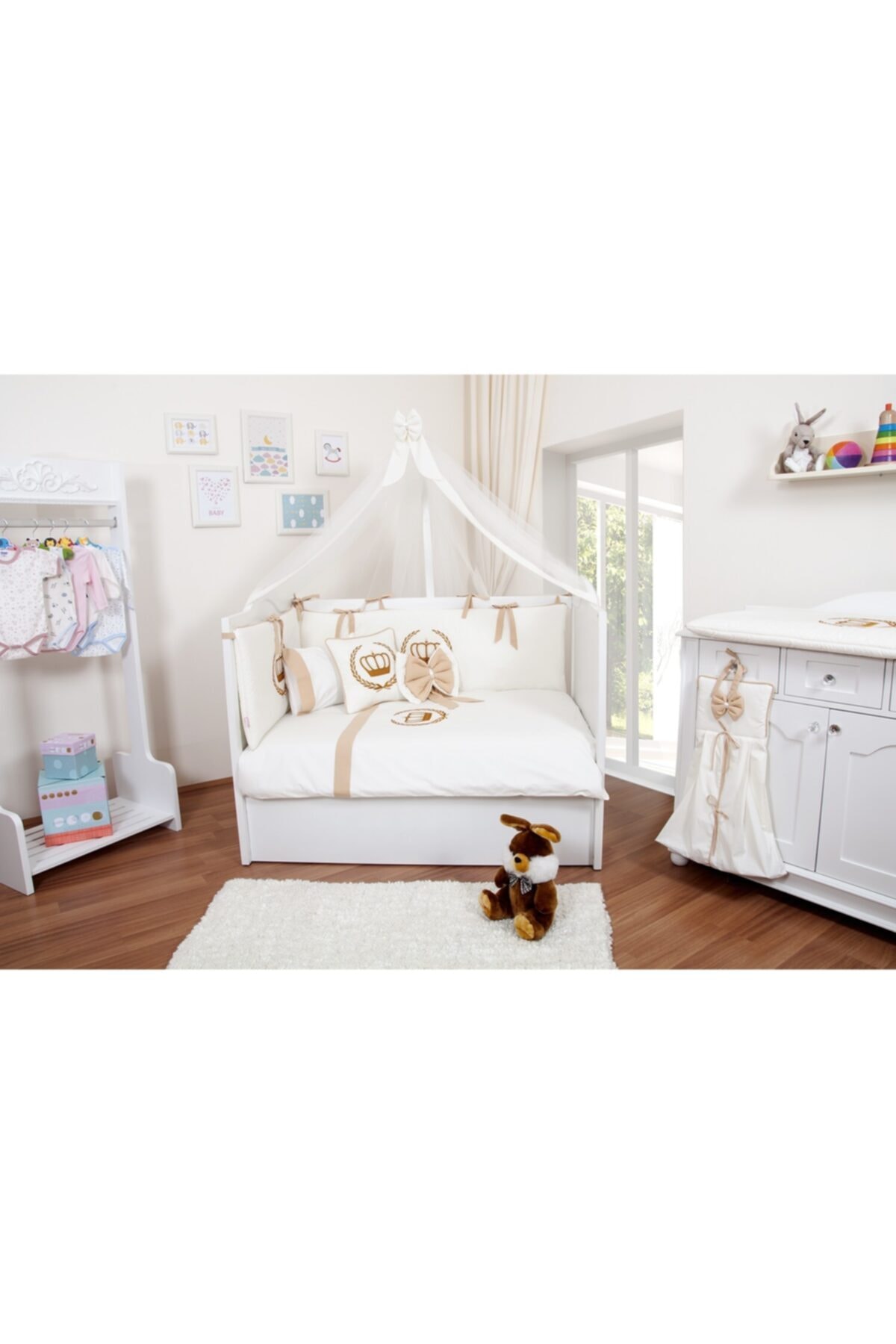 Maya Baby Collection Bebek Krem The King Uyku Seti