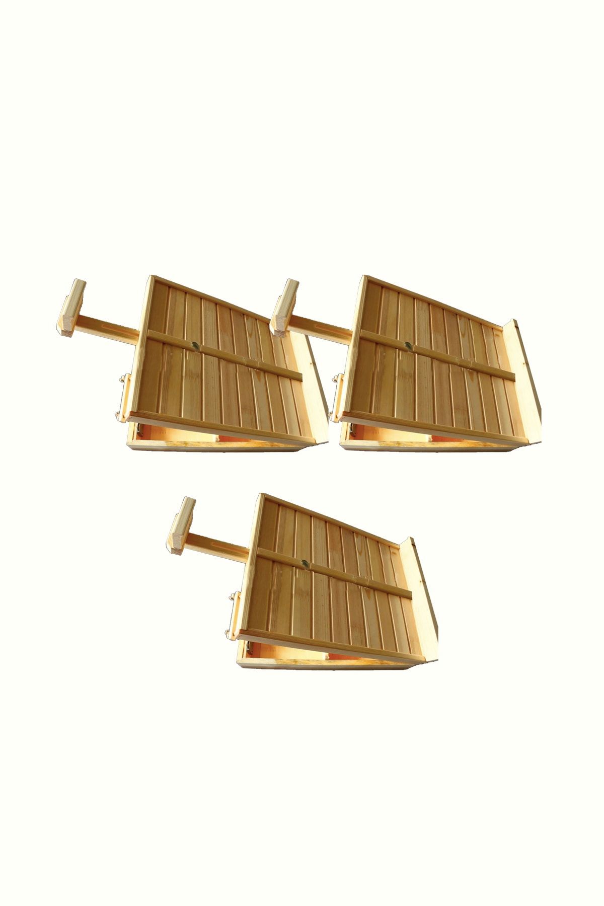 Adalinhome Ahşap Kutu Şövale 3'lü Set