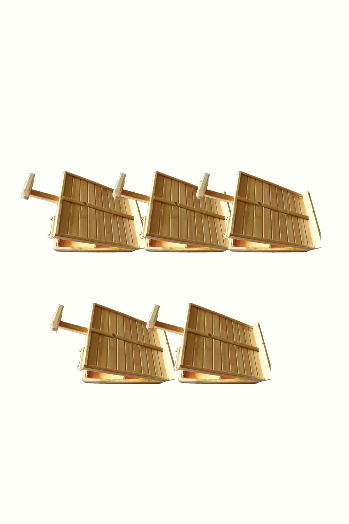 Adalinhome Ahşap Kutu Şövale 5'li Set