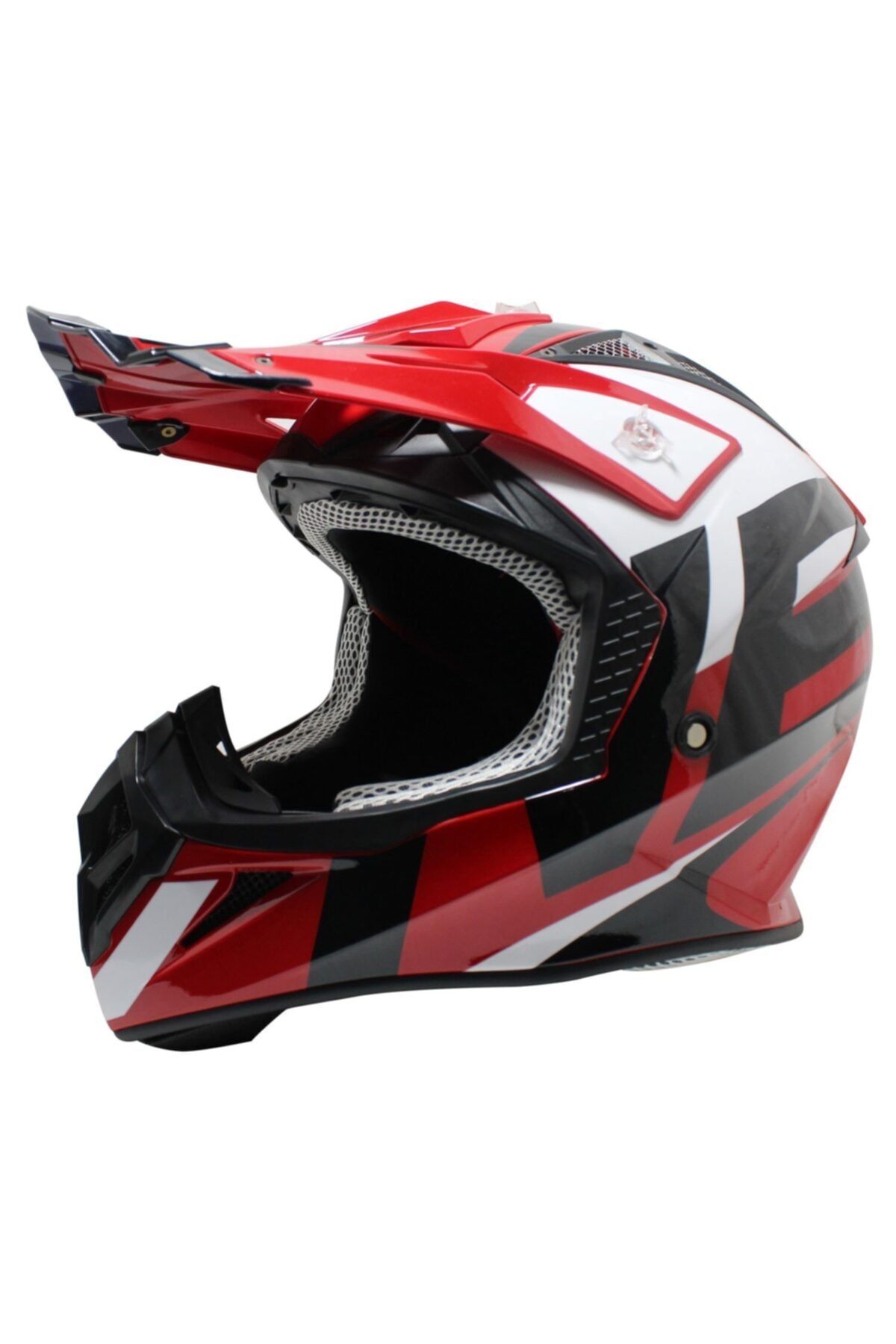 FreeM Kırmızı Cross Motosiklet Kaskı Fr-801