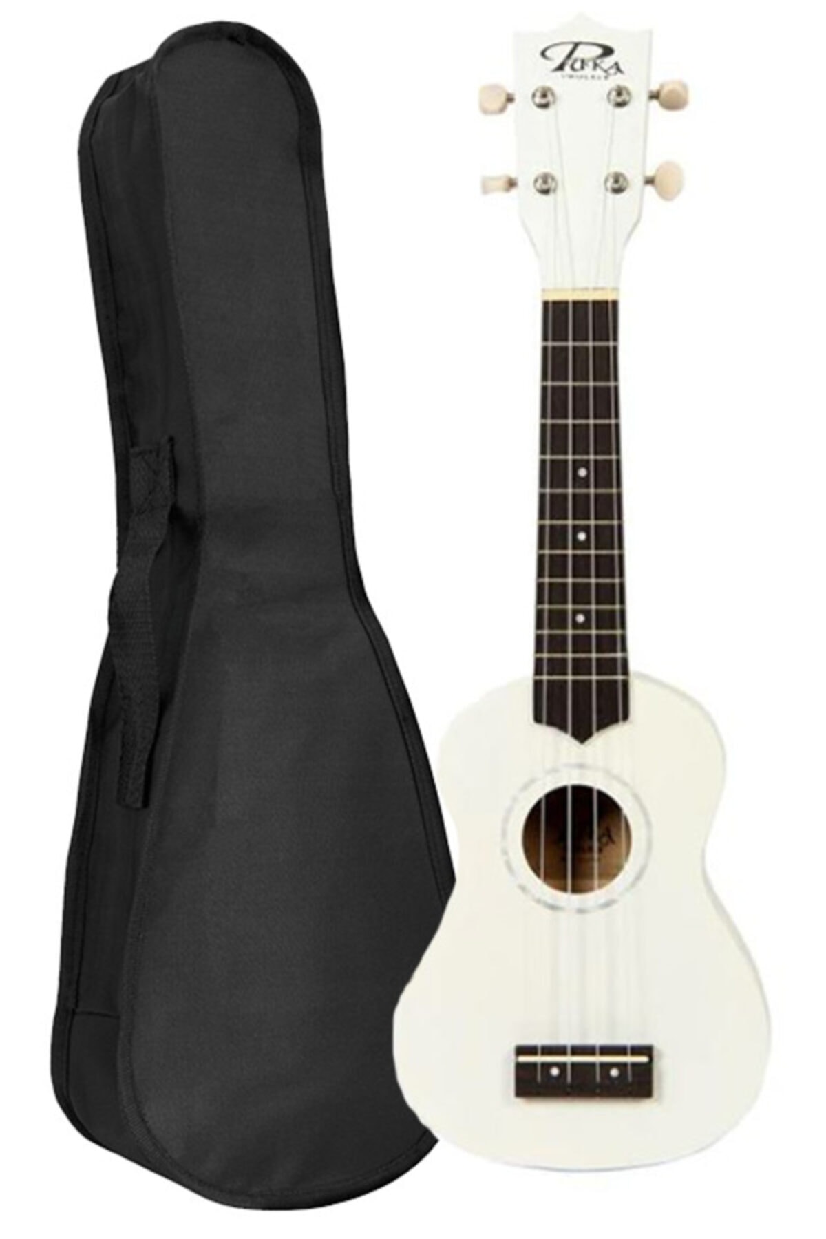 PUKA Pk-10 Soprano Ukulele Beyaz (kılıf Hediye)