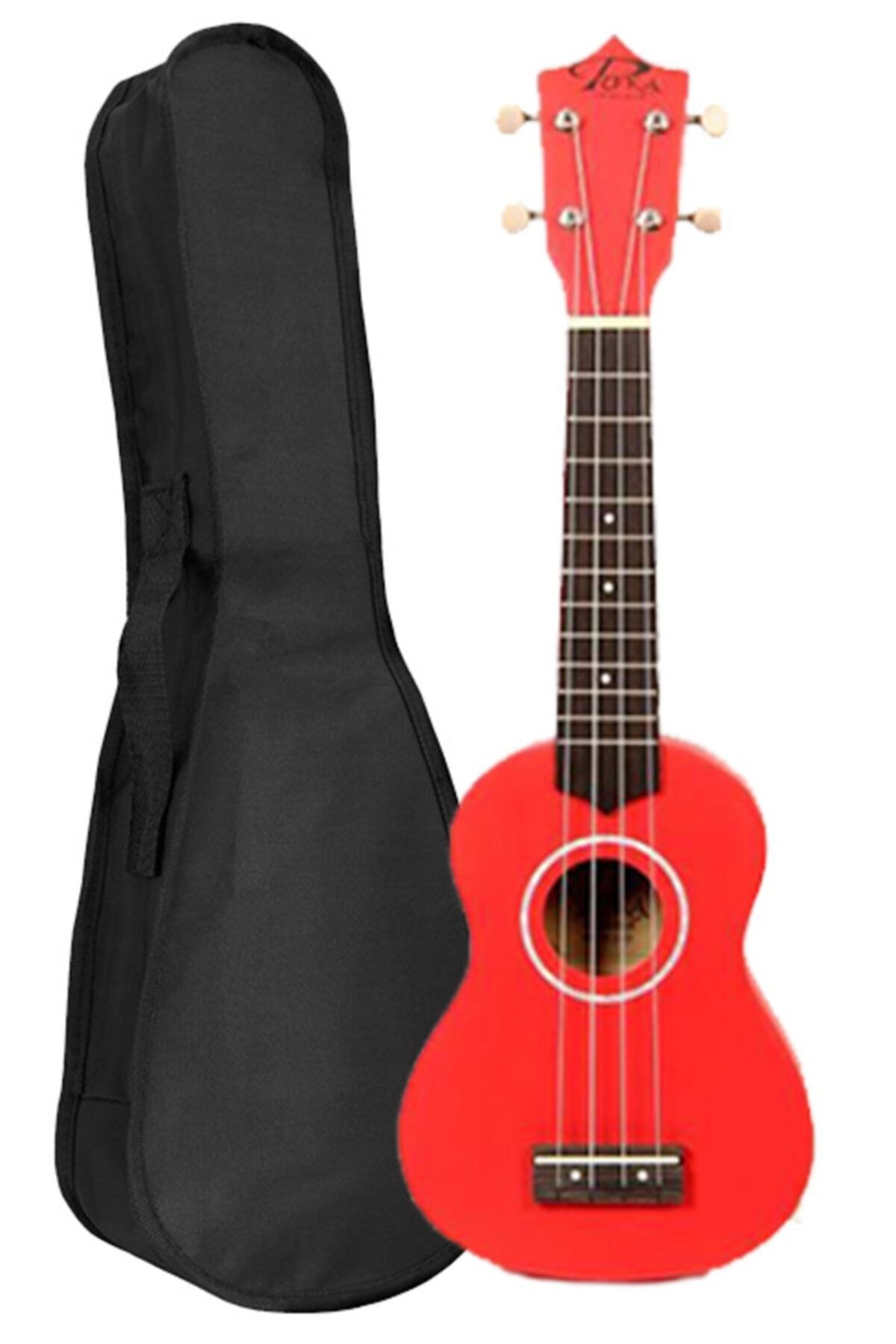 PUKA Pk-10 Soprano Ukulele Kırmızı (kılıf Hediye)
