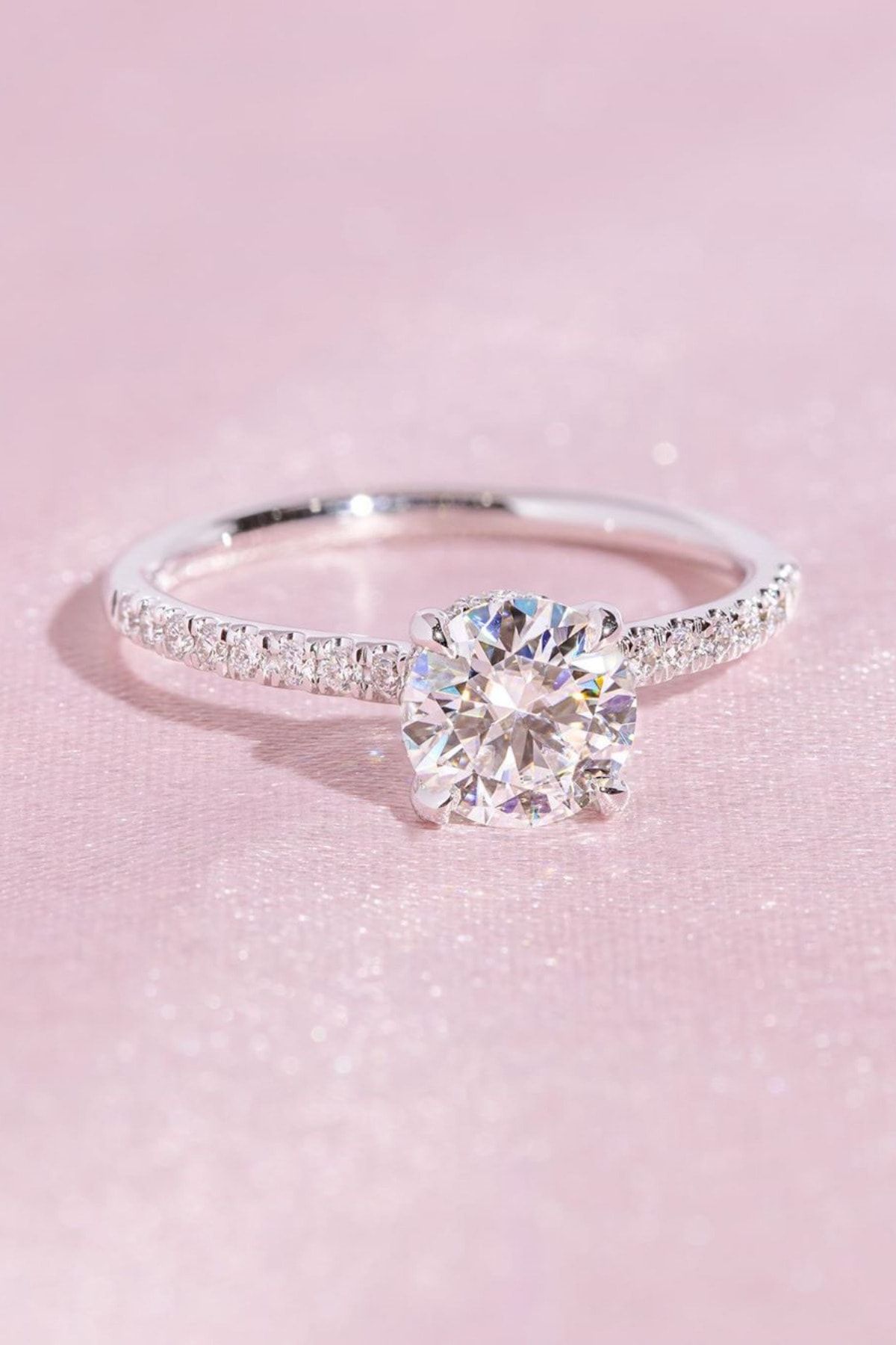 Crystal Diamond Zirconia Labaratuvar Pırlantası 1.30 Carat Tektaş Yüzük