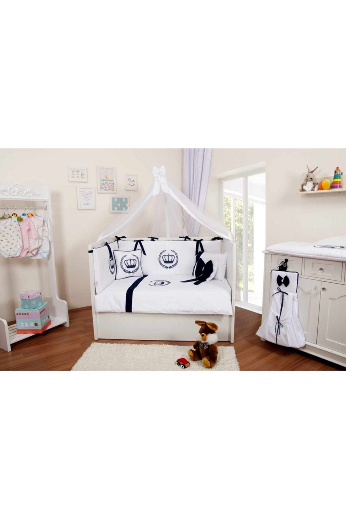 Maya Baby Collection The King Lacivert Uyku Seti 60 x 120 cm
