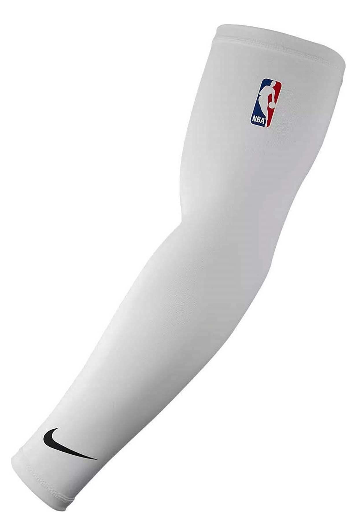 Nike Shooter Sleeve Nba Whıte Unisex Basketbol Kolluğu N.000.3145.101.lx-beyaz