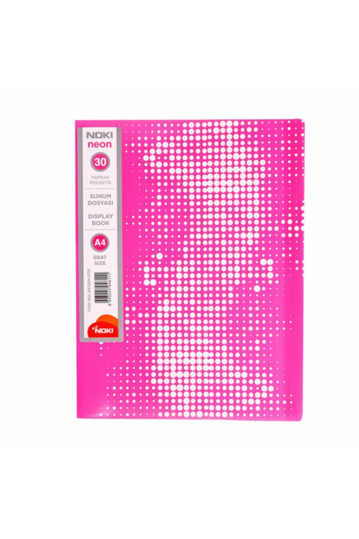 Noki Neon Seri 30 Lu Pembe A4 Katalog Sunum Dosya 64130n-070