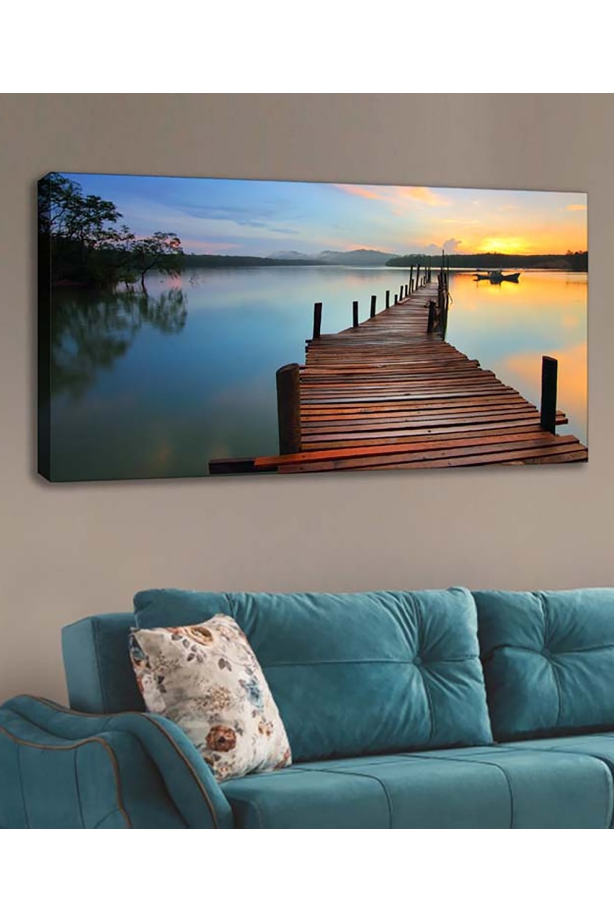 Shop365 Köprü Kanvas Tablo 120 X 60 Cm Sc-190
